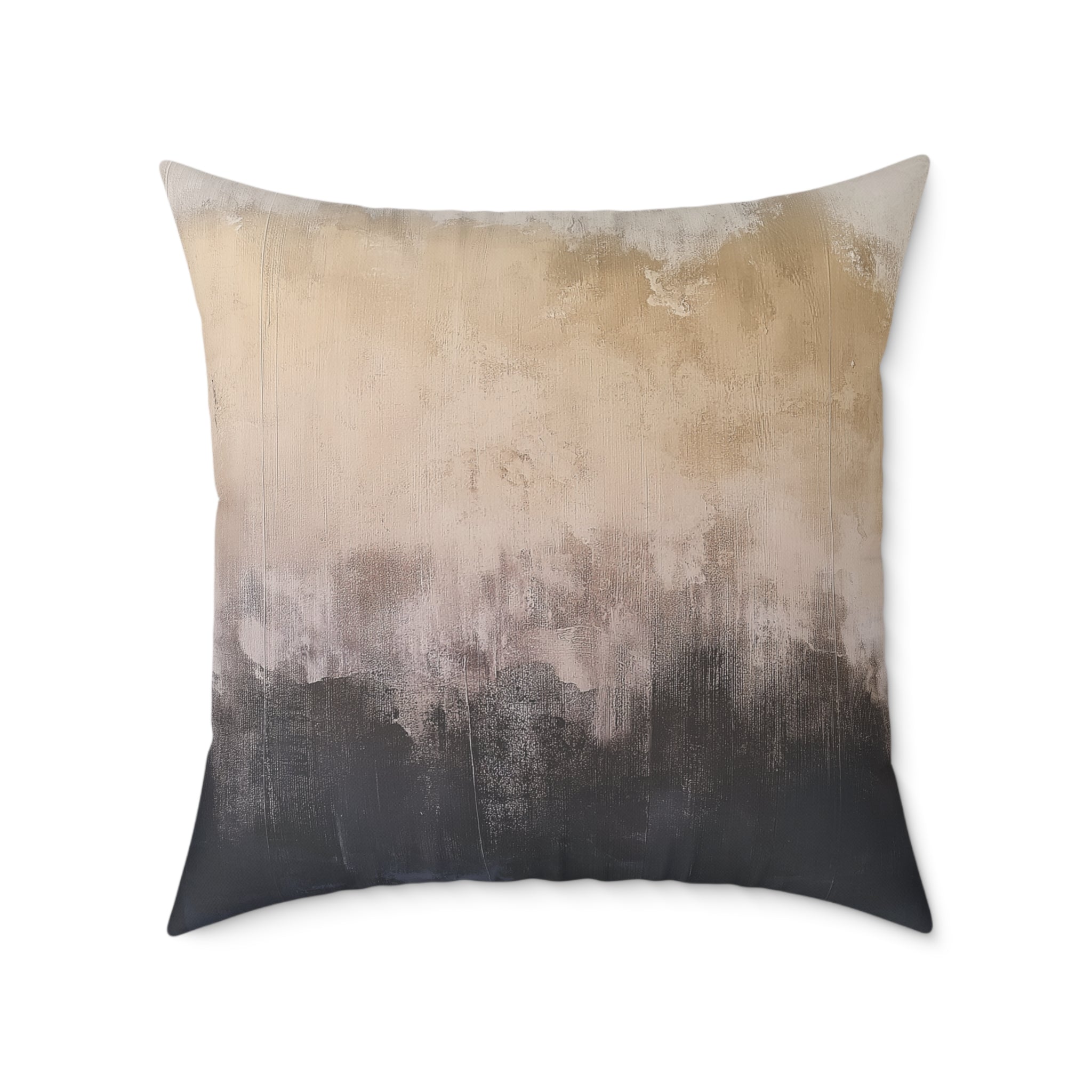Modern Abstract Square Poly Canvas Pillow