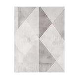 Geometric Grey Minky Blanket