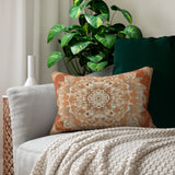 Bohemian Mandala Lumbar Pillow
