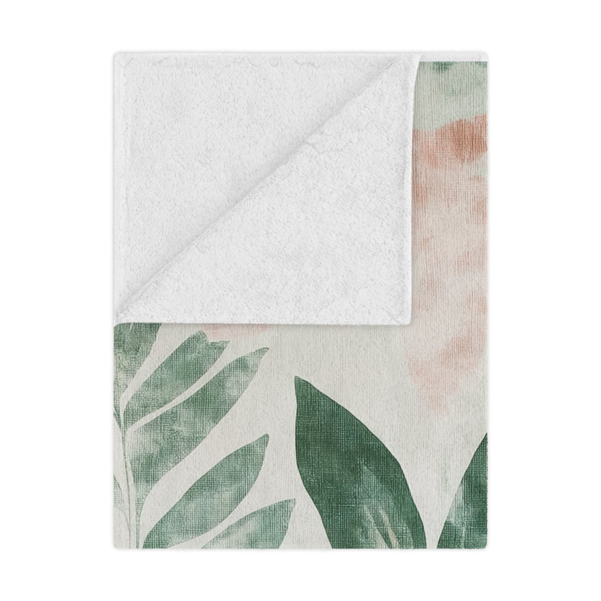 Cozy Botanical Minky Blanket