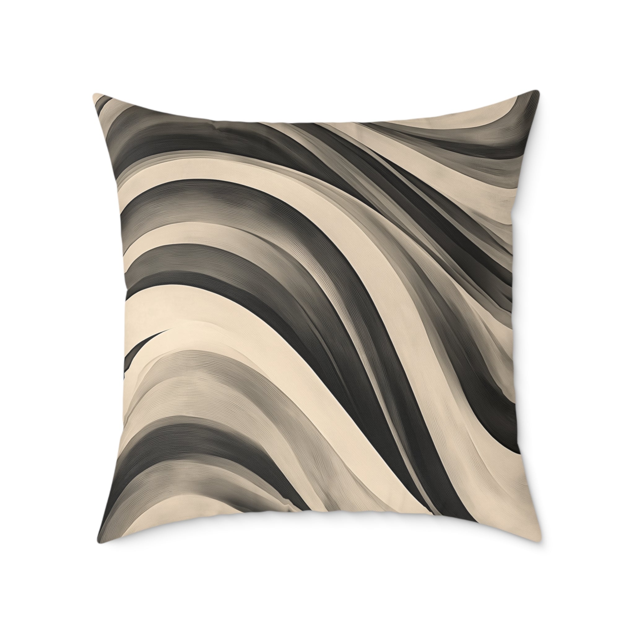 Modern Abstract Wave Pillow