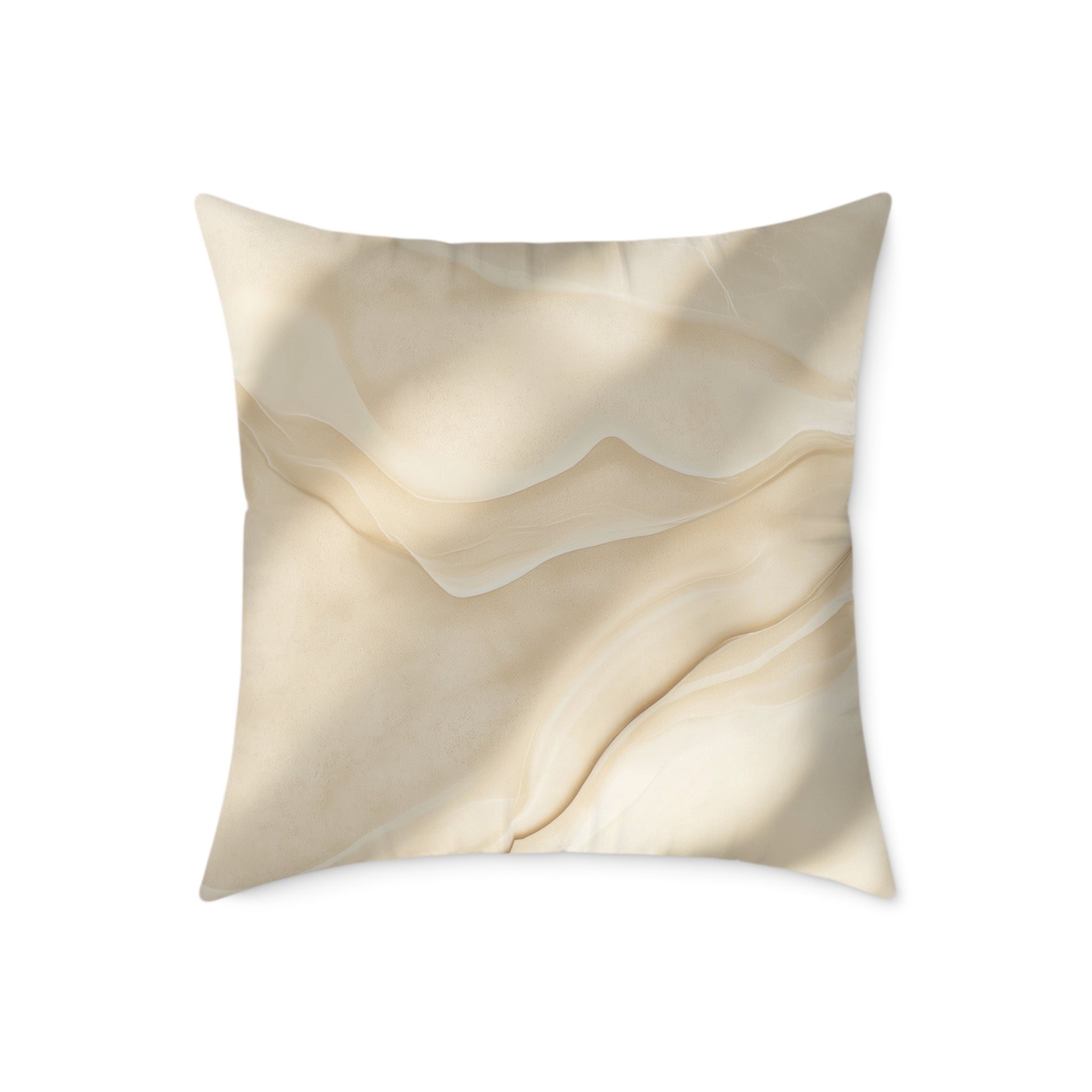 Elegant Minimalist Square Poly Canvas Pillow