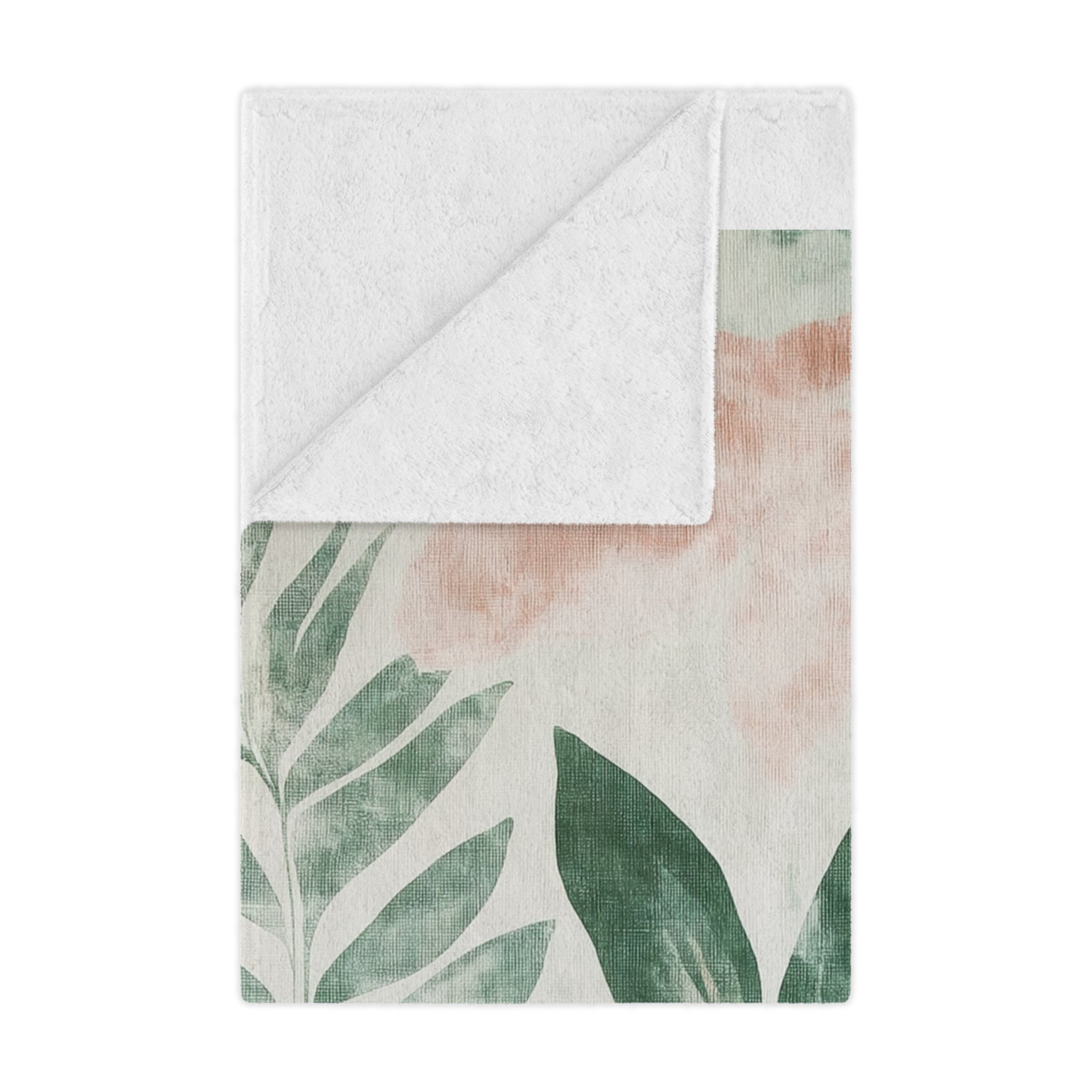 Cozy Botanical Minky Blanket