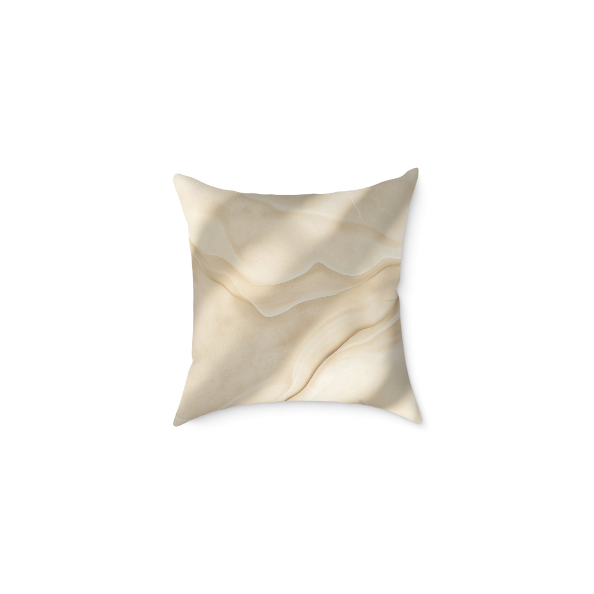 Elegant Minimalist Square Poly Canvas Pillow