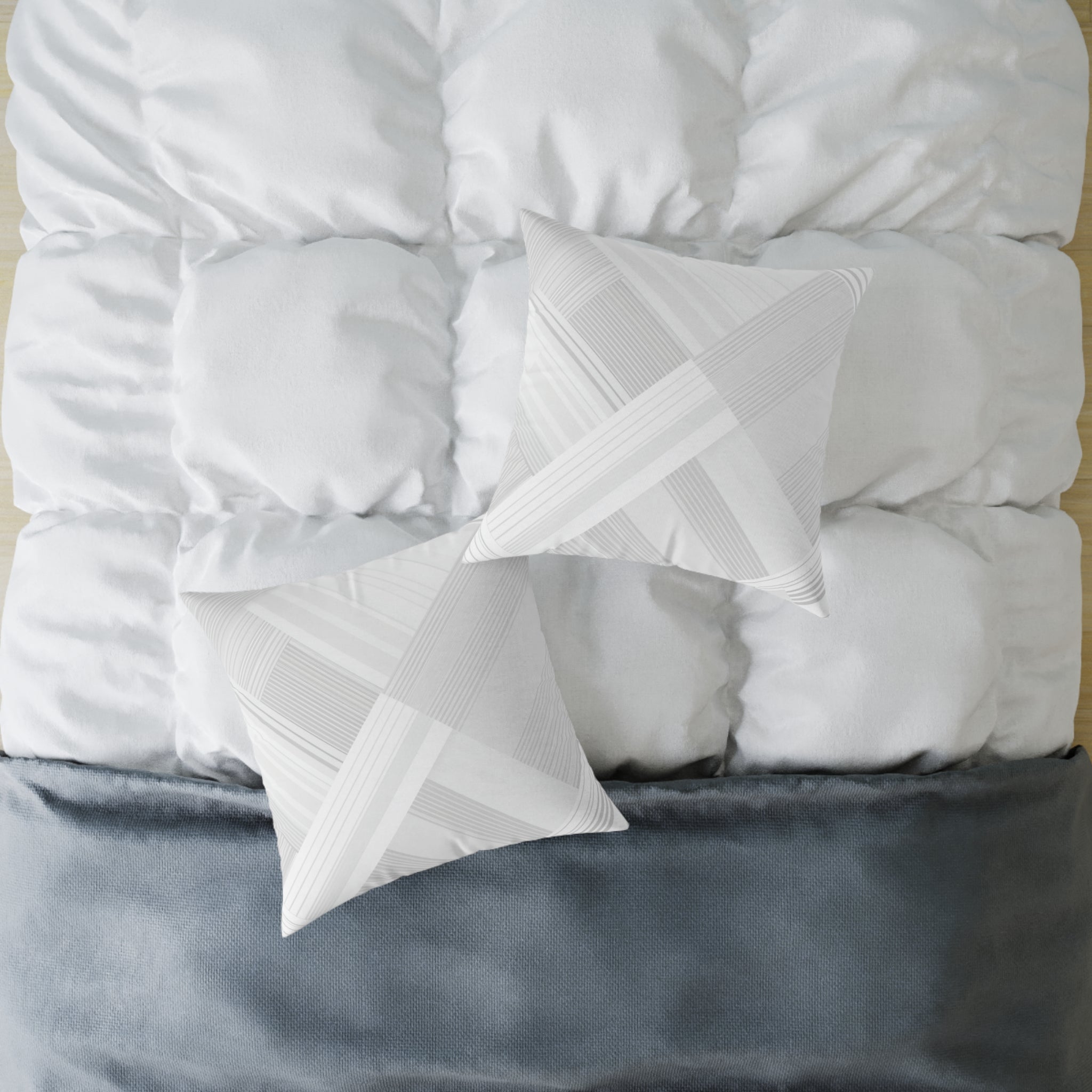 Elegant Geometric Accent Pillow