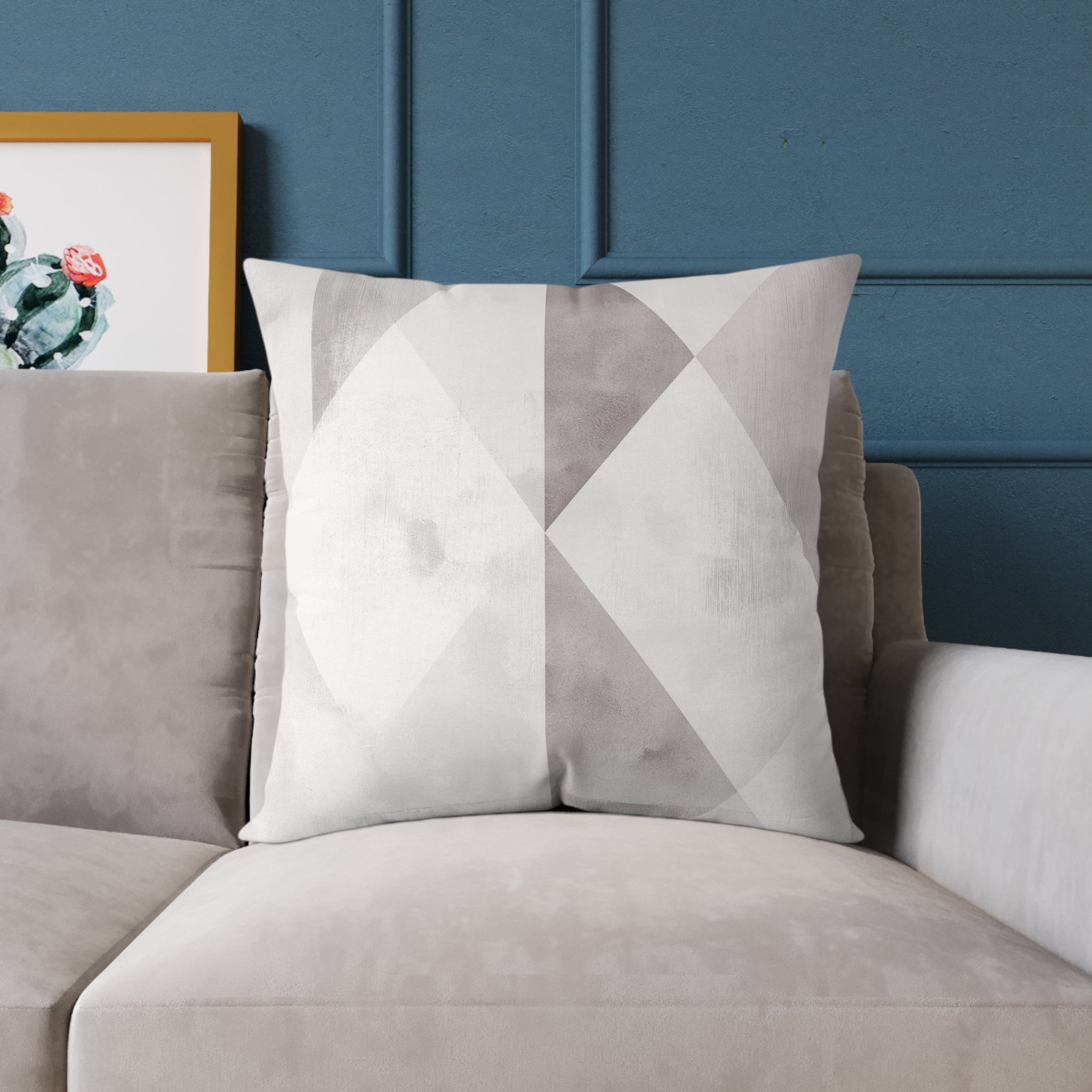 Modern Geometric Square Pillow