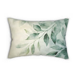 Botanical Leaf Lumbar Pillow