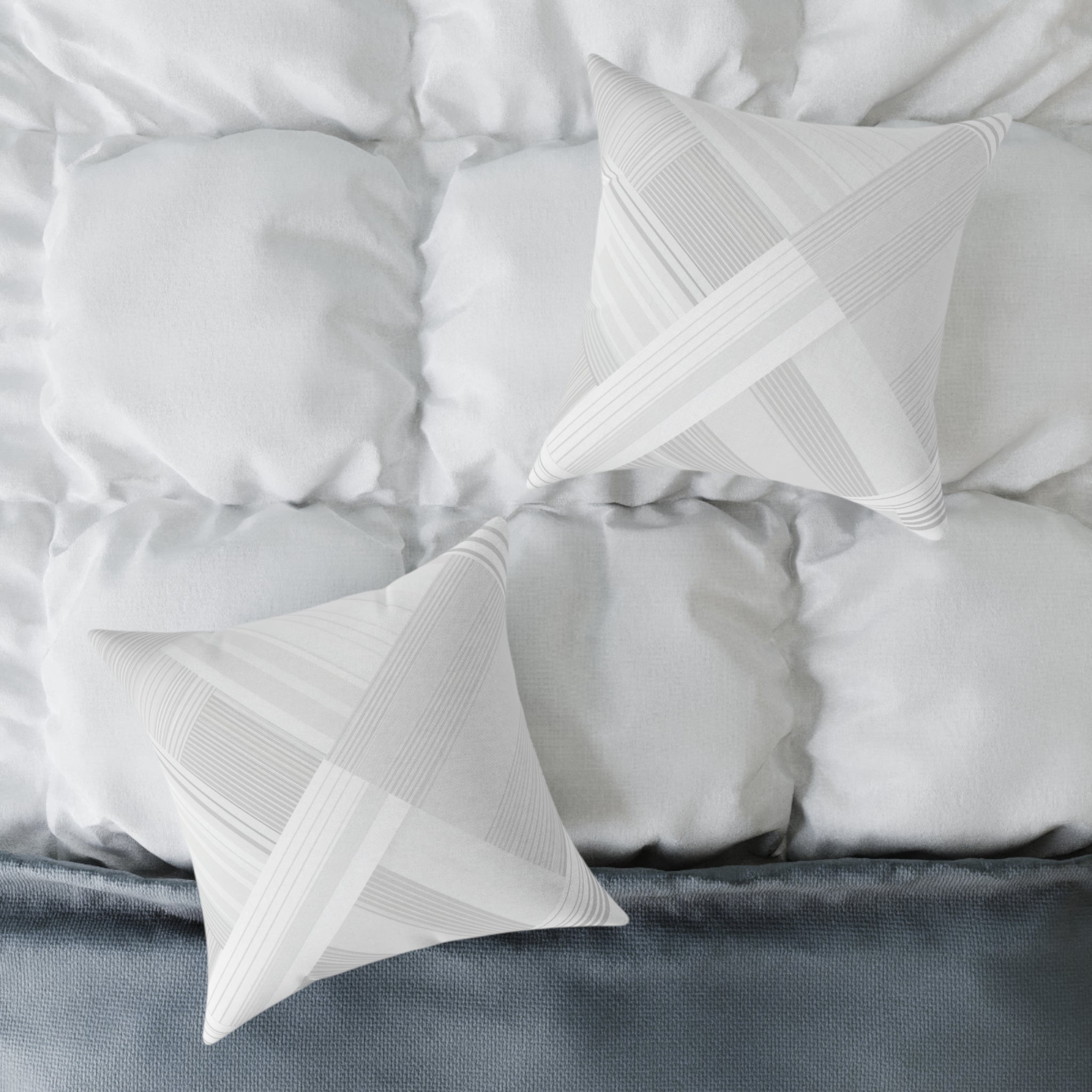 Elegant Geometric Accent Pillow