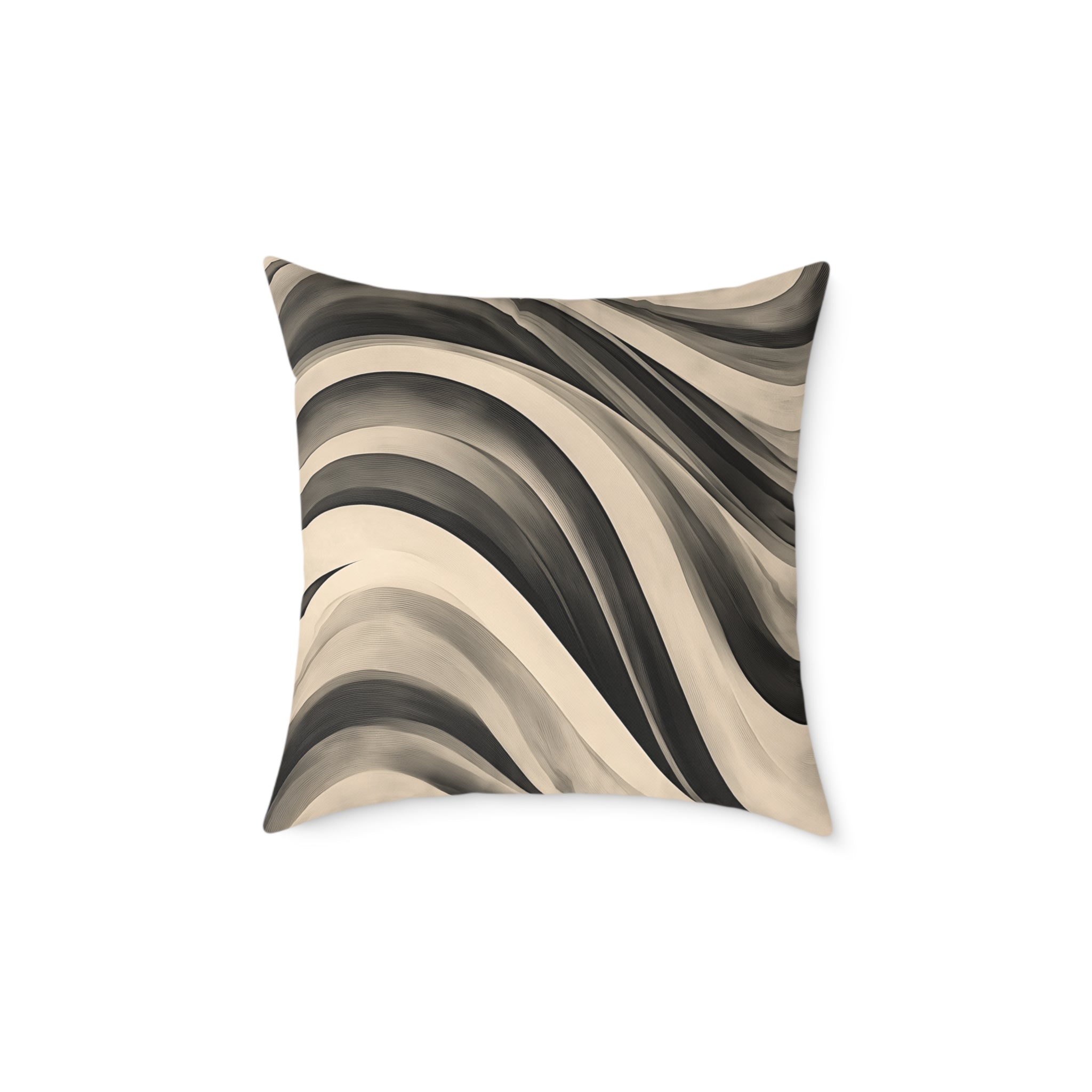 Modern Abstract Wave Pillow