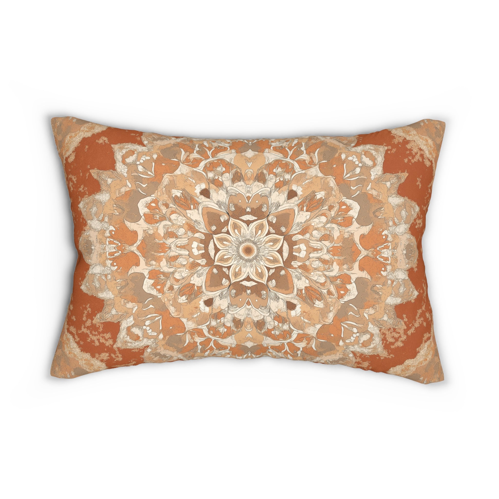 Bohemian Mandala Lumbar Pillow