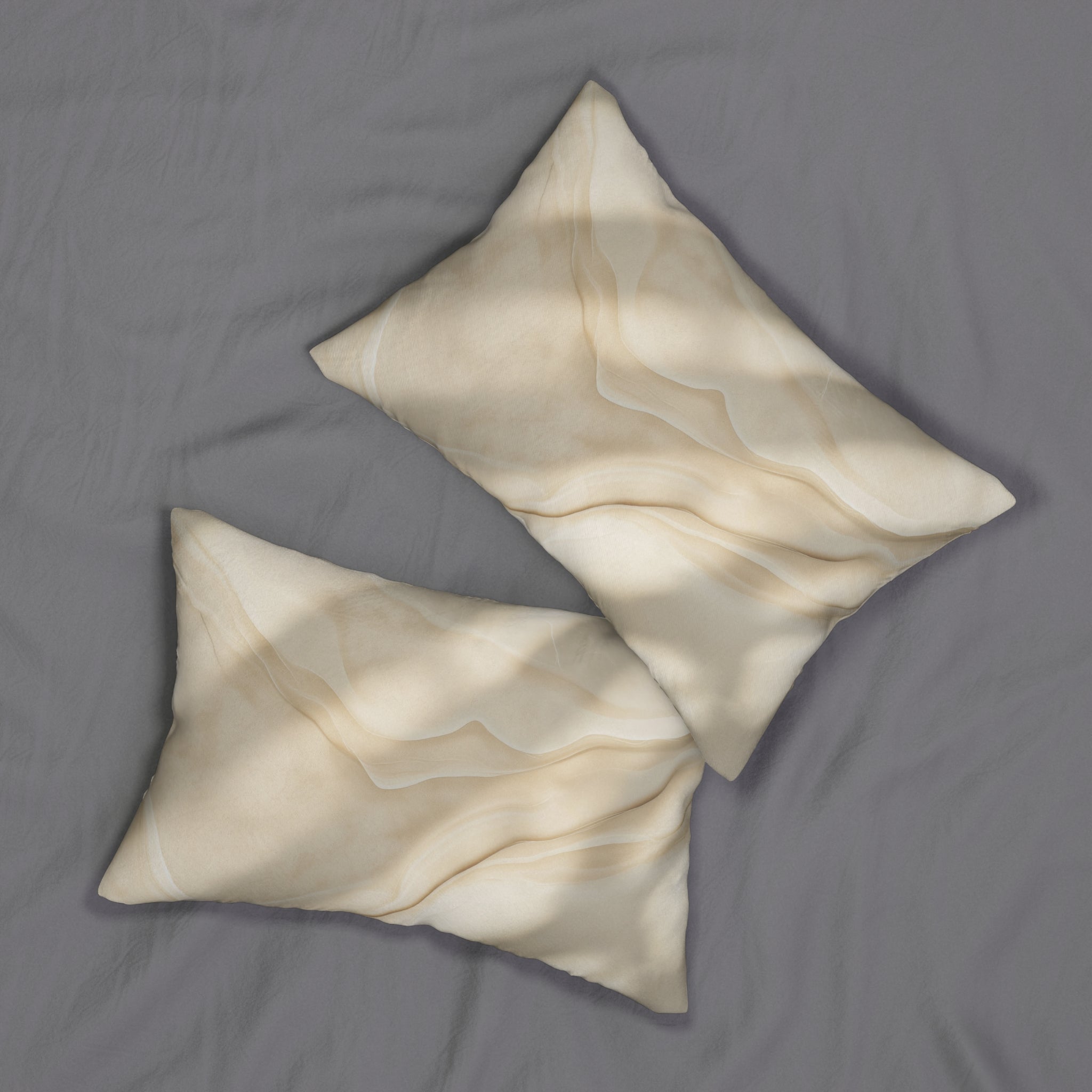 Elegant Abstract Lumbar Pillow