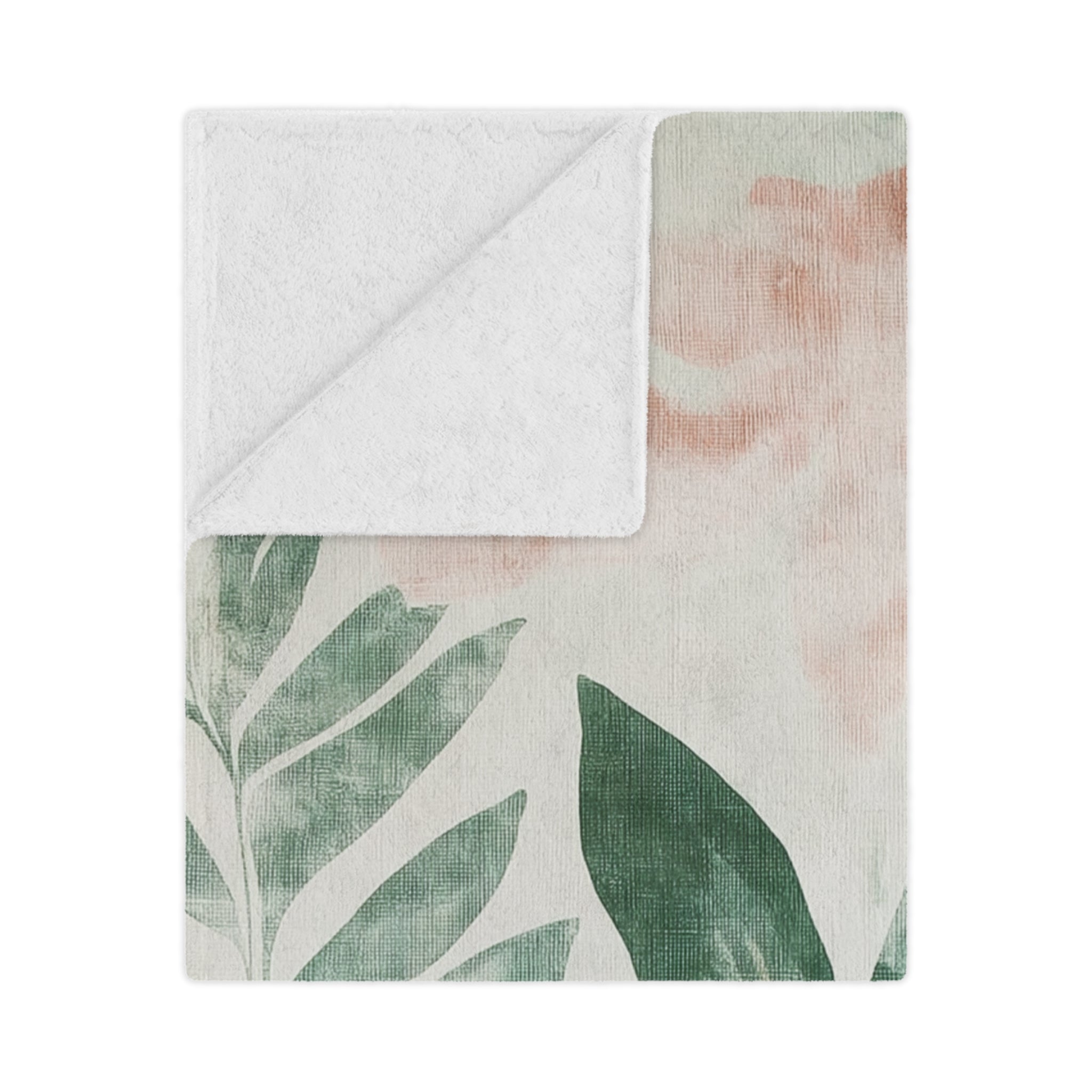 Cozy Botanical Minky Blanket