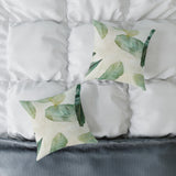 Botanical Leaf Square Pillow