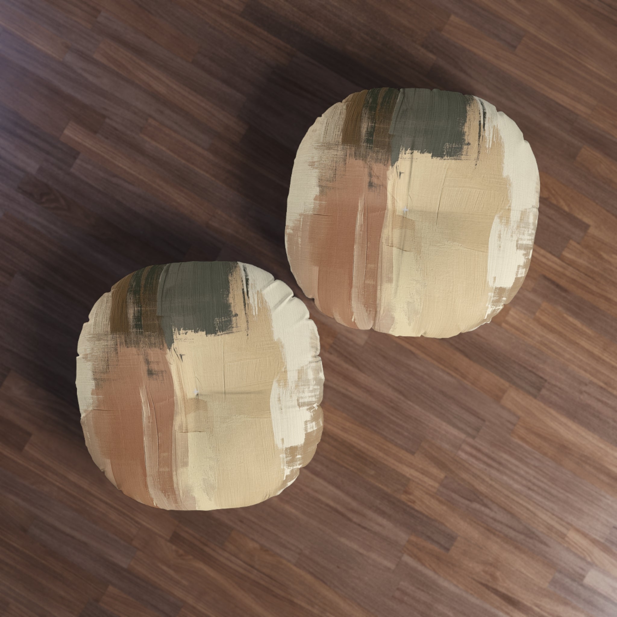 Boho Round Tufted Floor Pillow