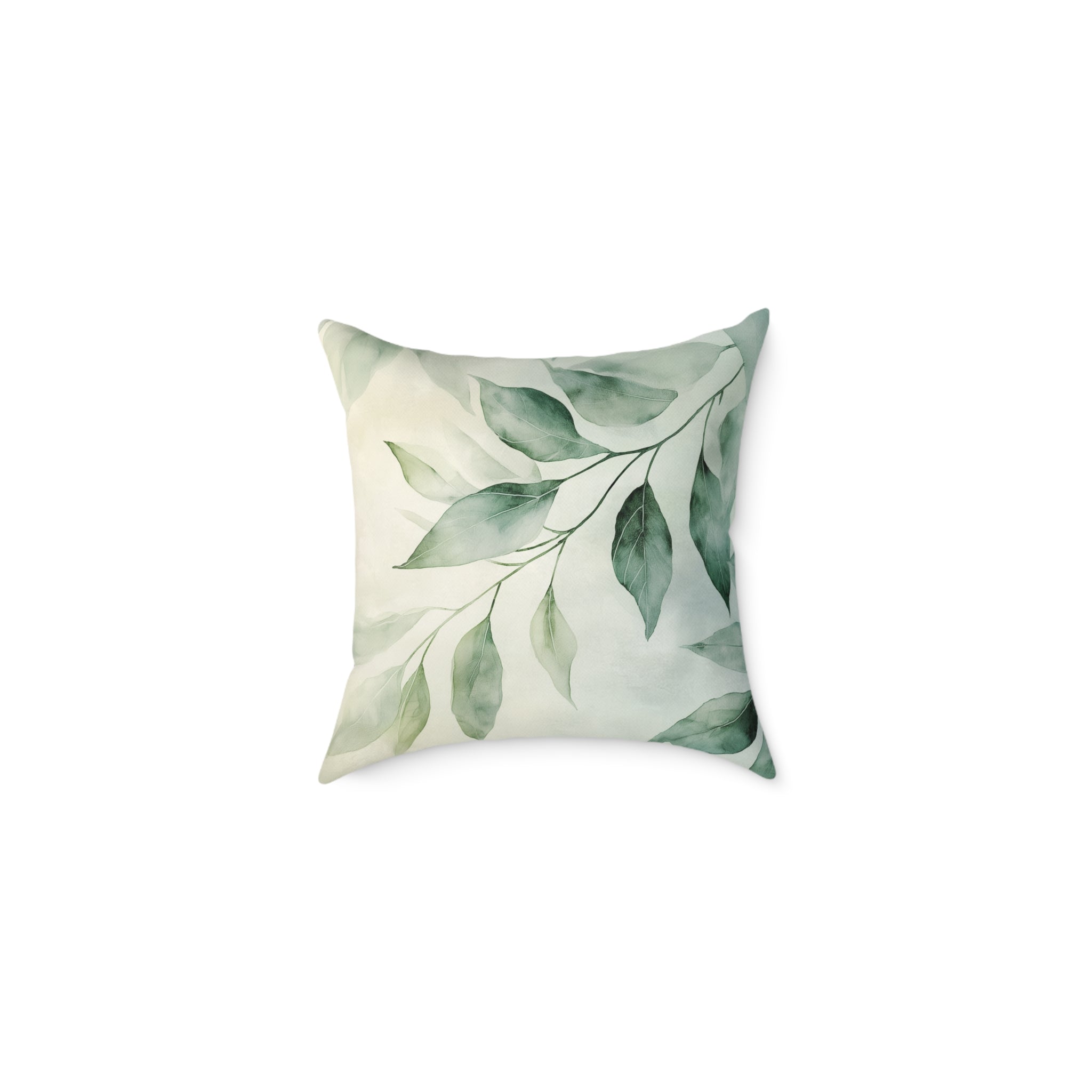 Botanical Square Poly Canvas Pillow