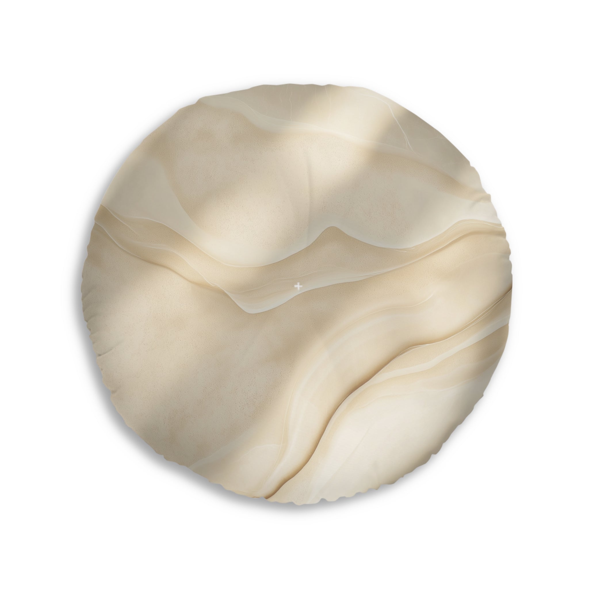 Elegant Round Tufted Floor Pillow