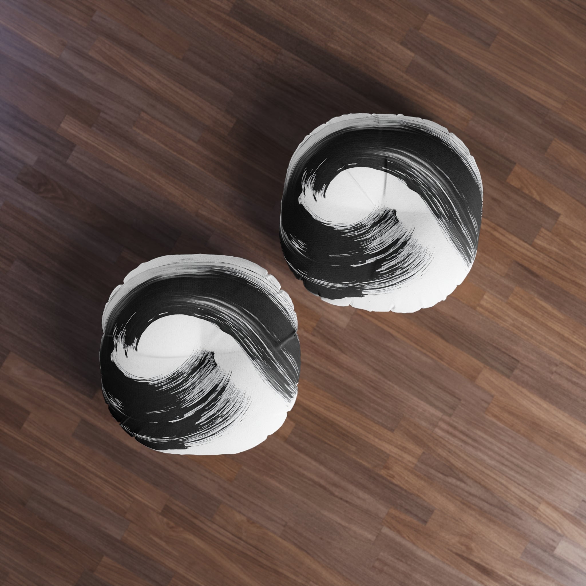 Modern Abstract Tufted Floor Pillow