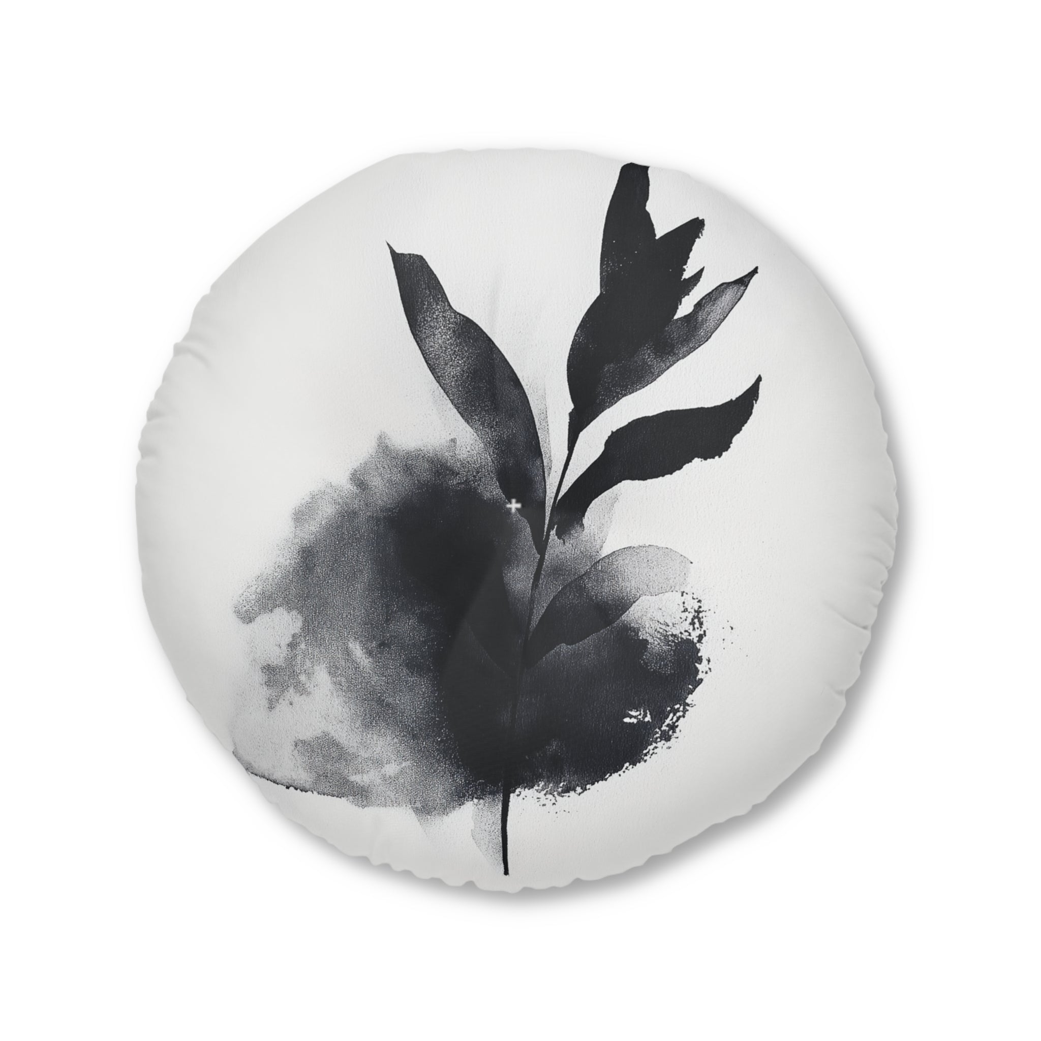 Elegant Round Tufted Floor Pillow