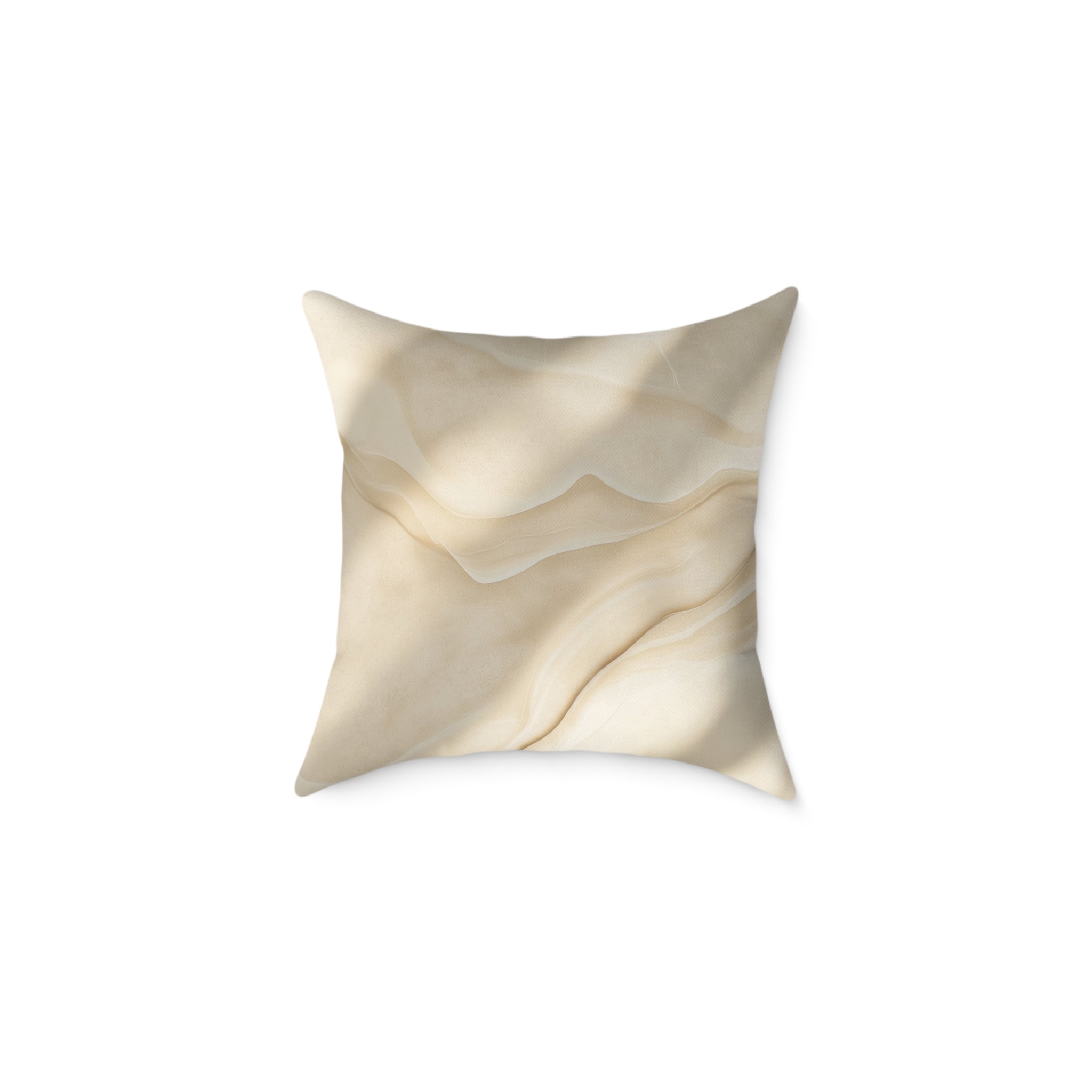 Elegant Minimalist Square Poly Canvas Pillow