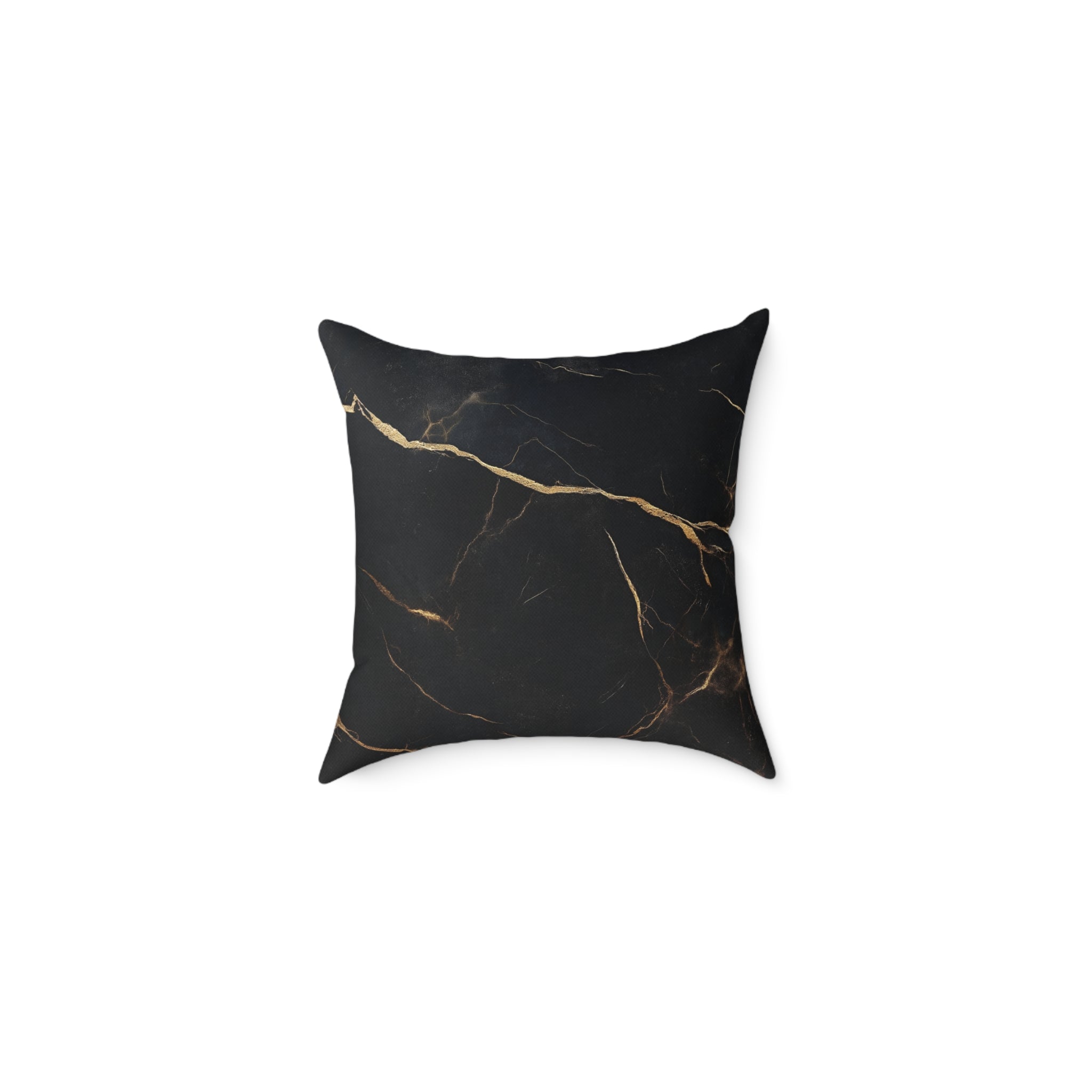 Elegant Black Marble Pillow