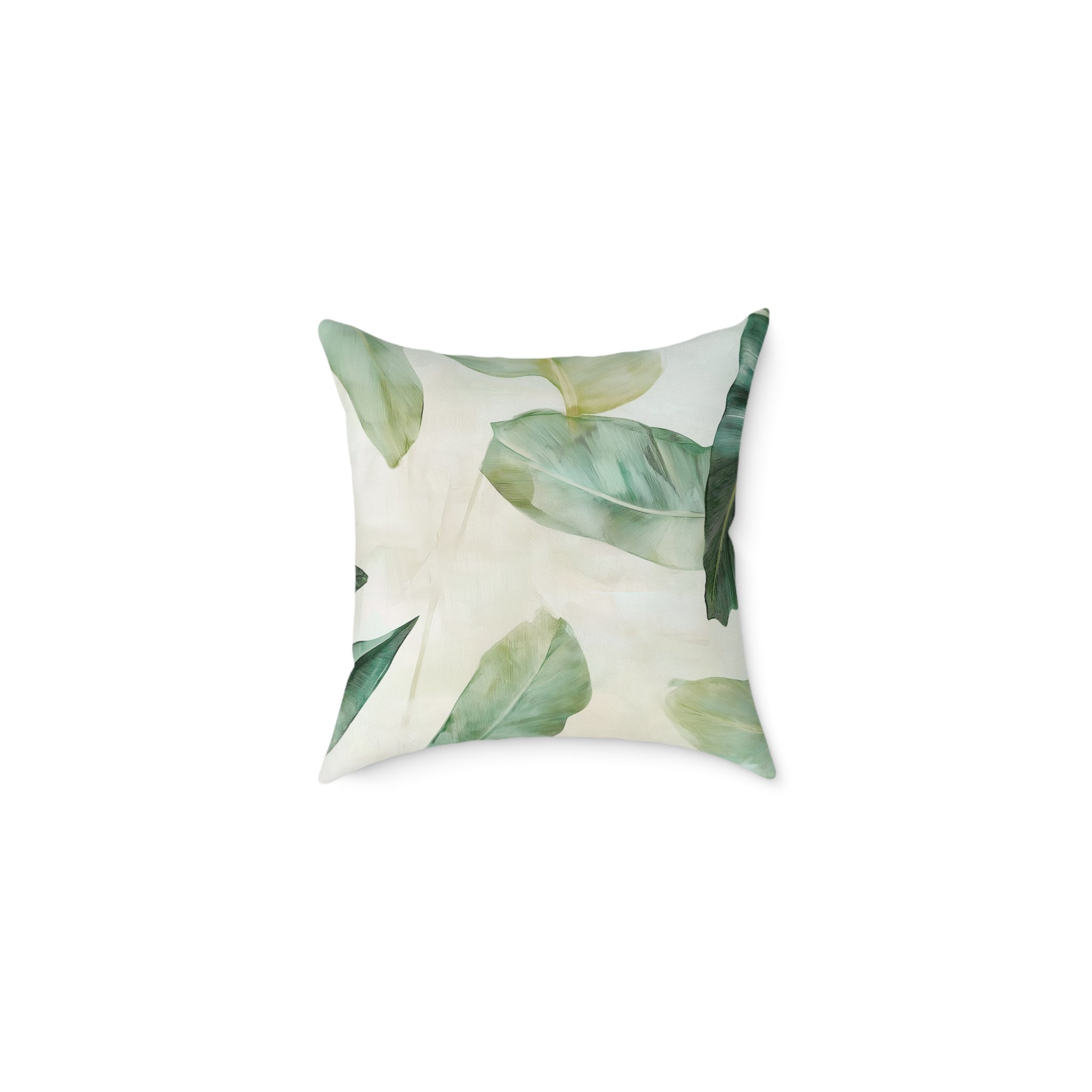 Botanical Leaf Square Pillow