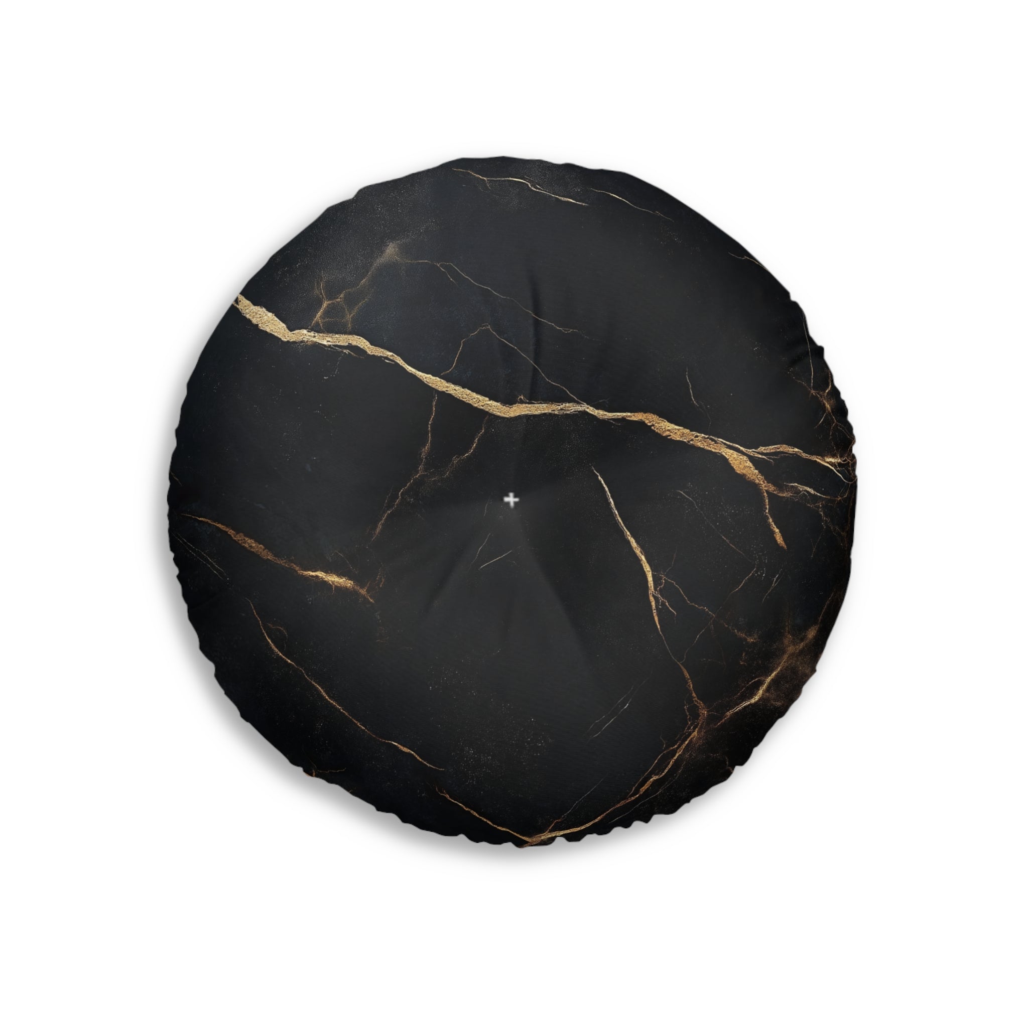 Elegant Round Tufted Floor Pillow