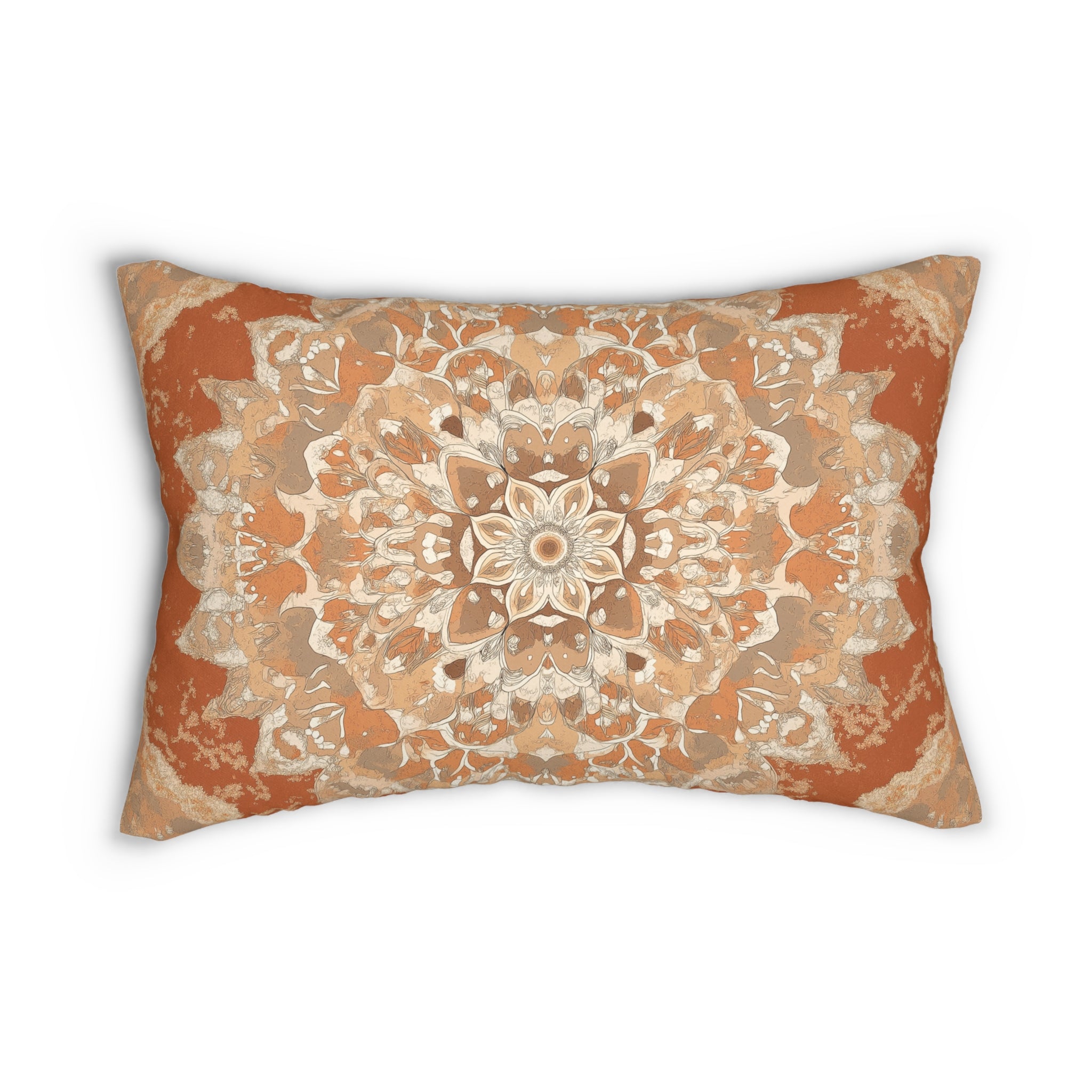 Bohemian Mandala Lumbar Pillow