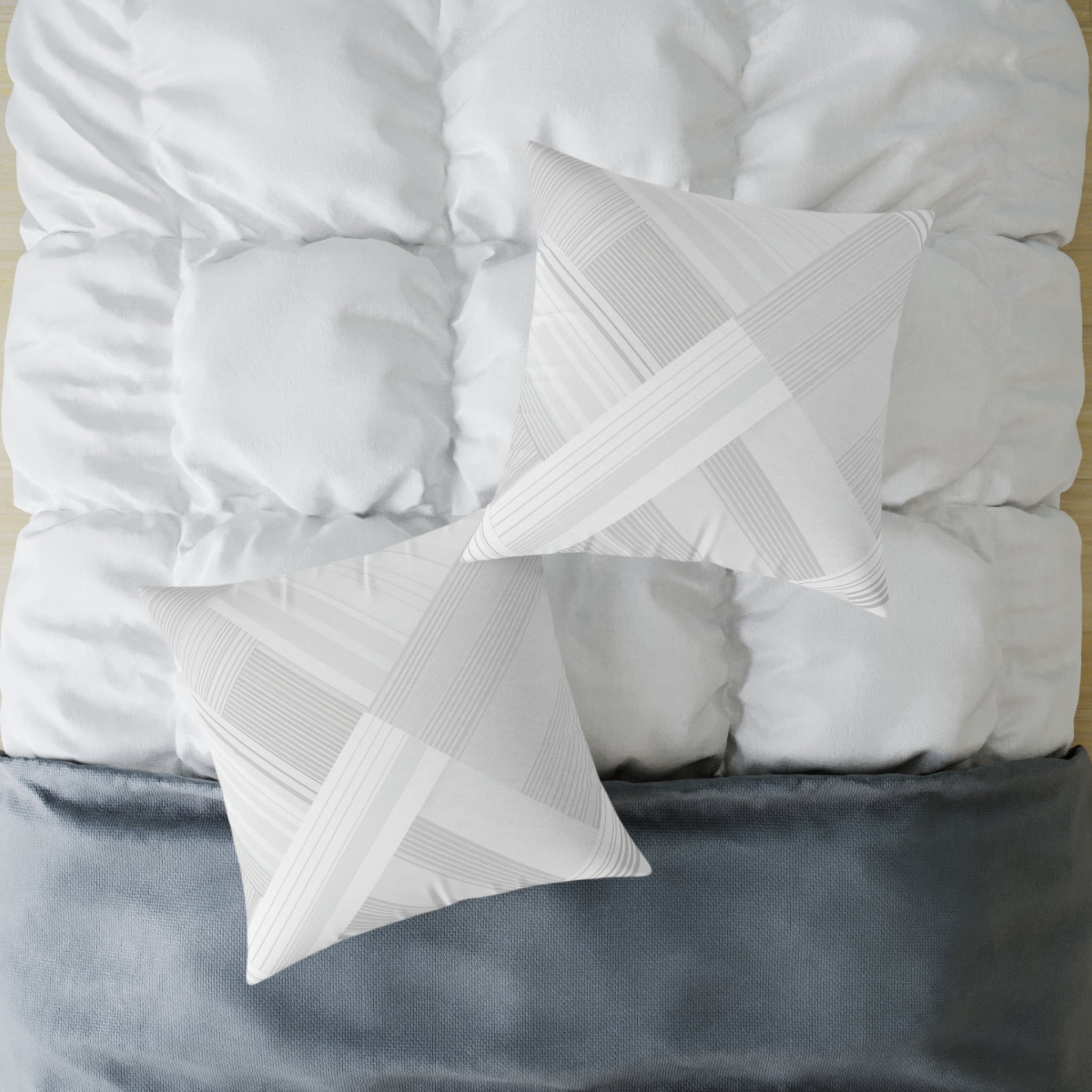 Elegant Geometric Accent Pillow