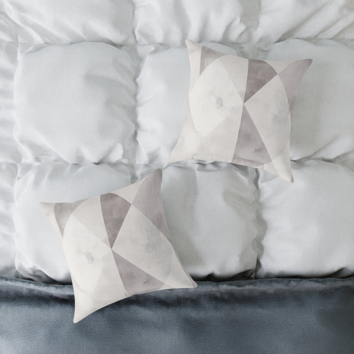 Modern Geometric Square Pillow
