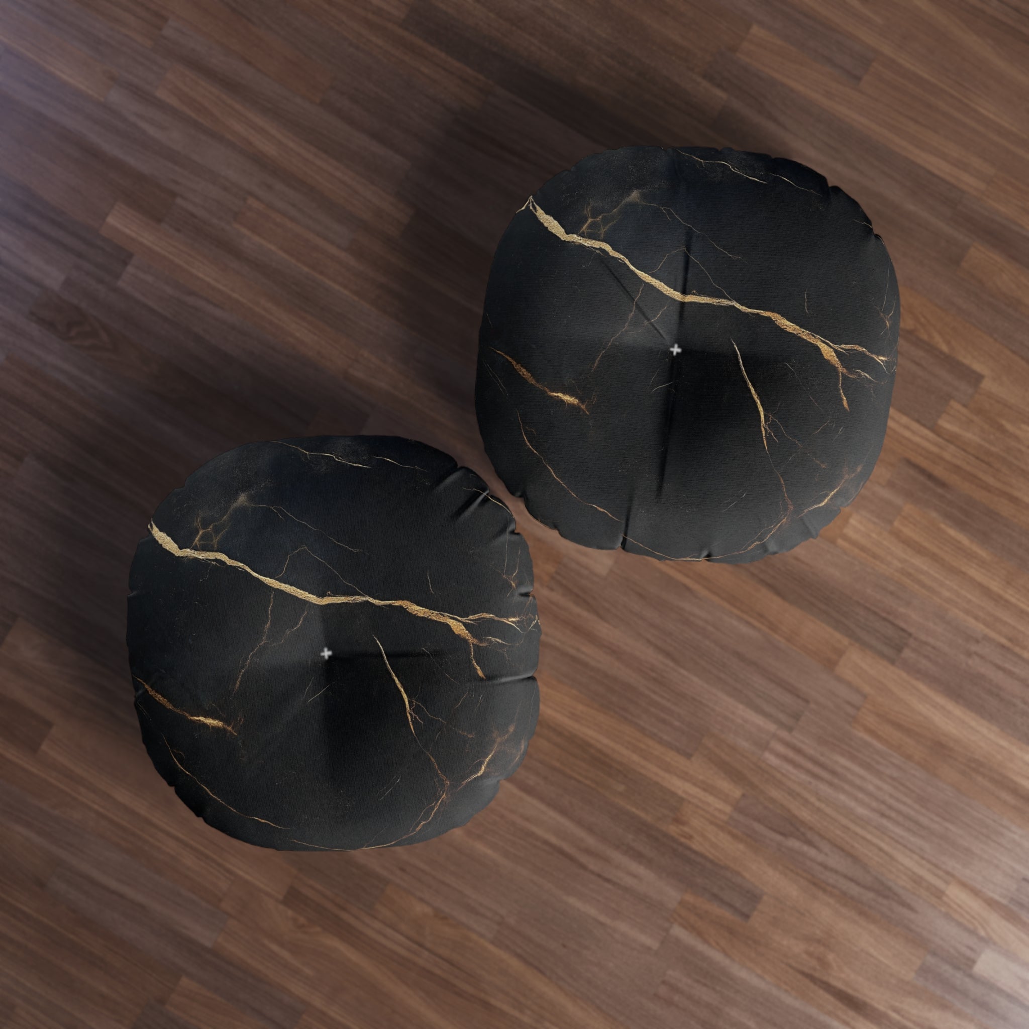 Elegant Round Tufted Floor Pillow