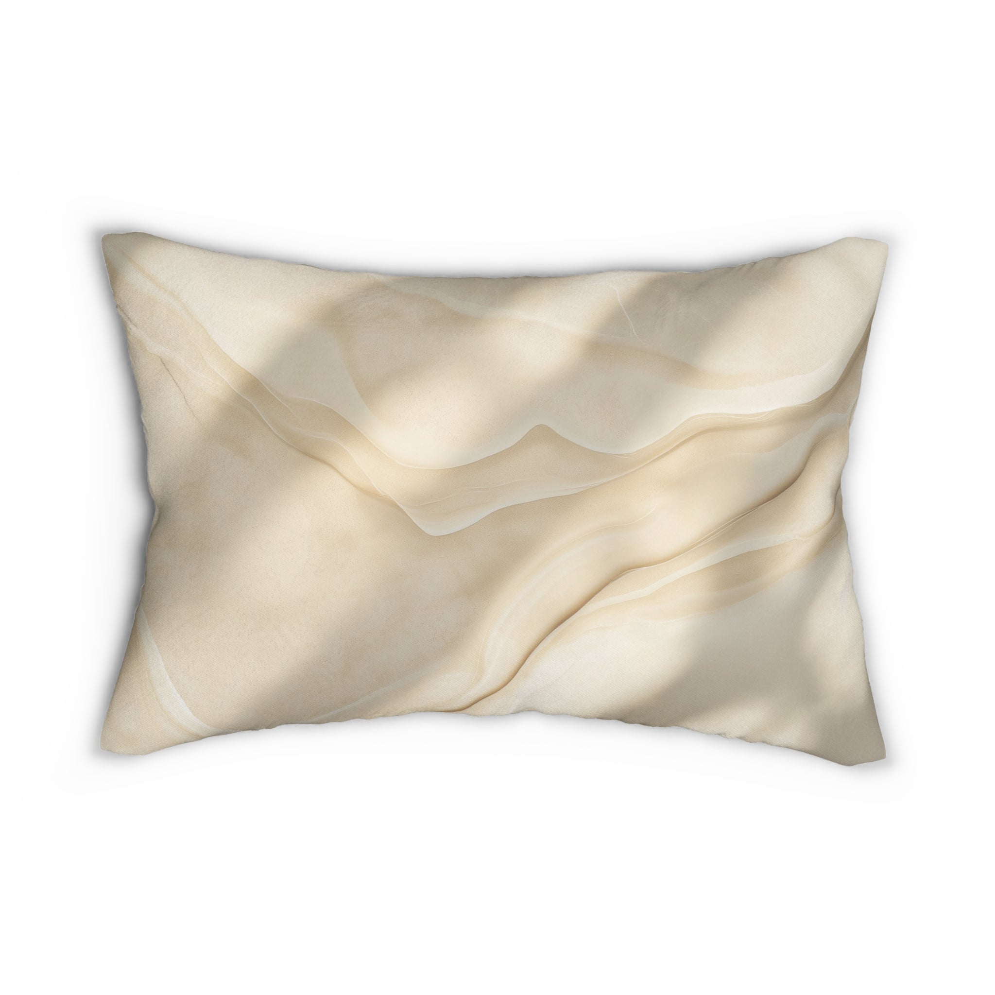 Elegant Abstract Lumbar Pillow
