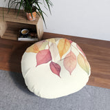 Autumn Leaves Tufted Floor Pillow