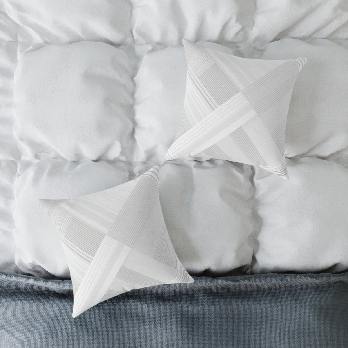 Elegant Geometric Accent Pillow
