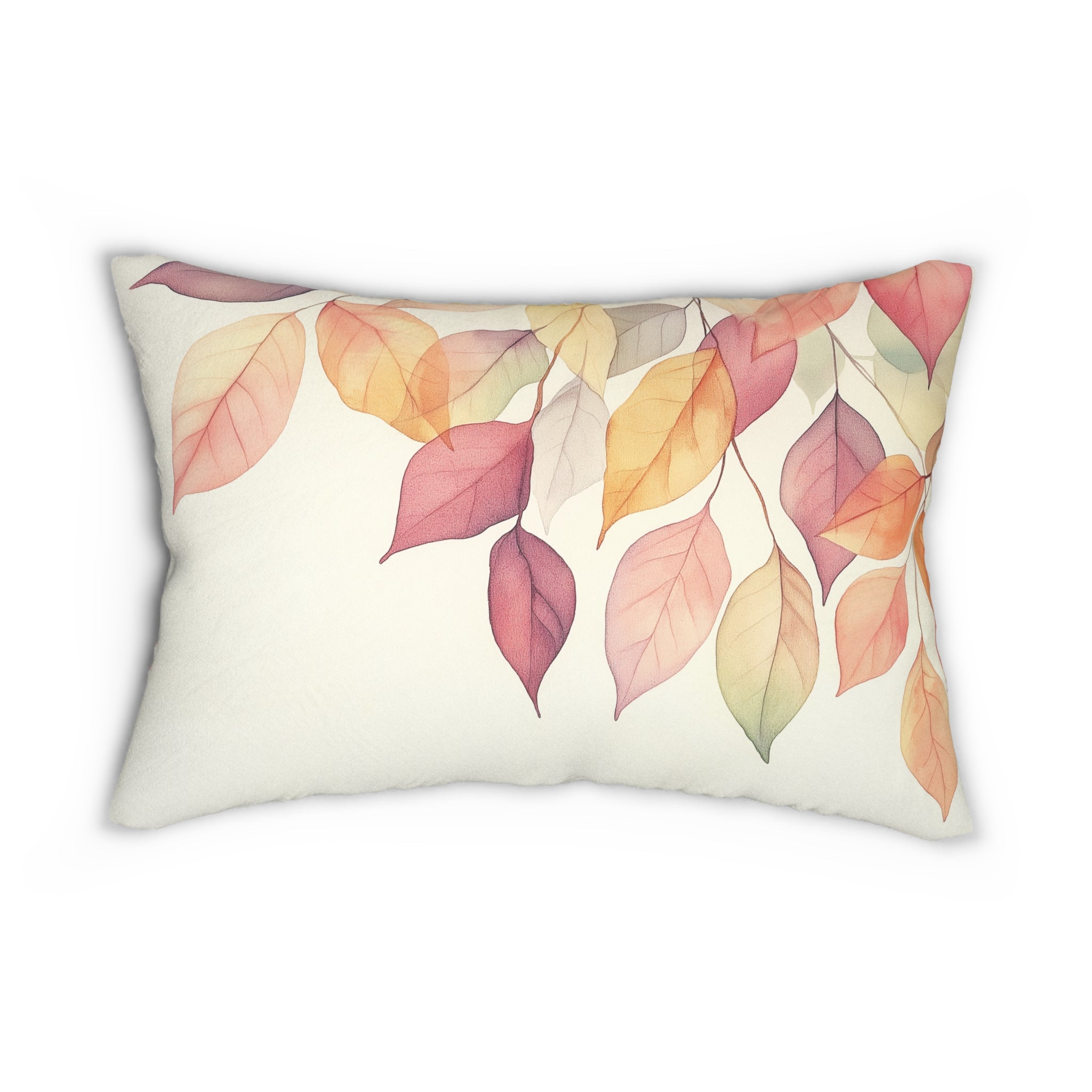 Autumn Leaves Decorative Lumbar Pillow