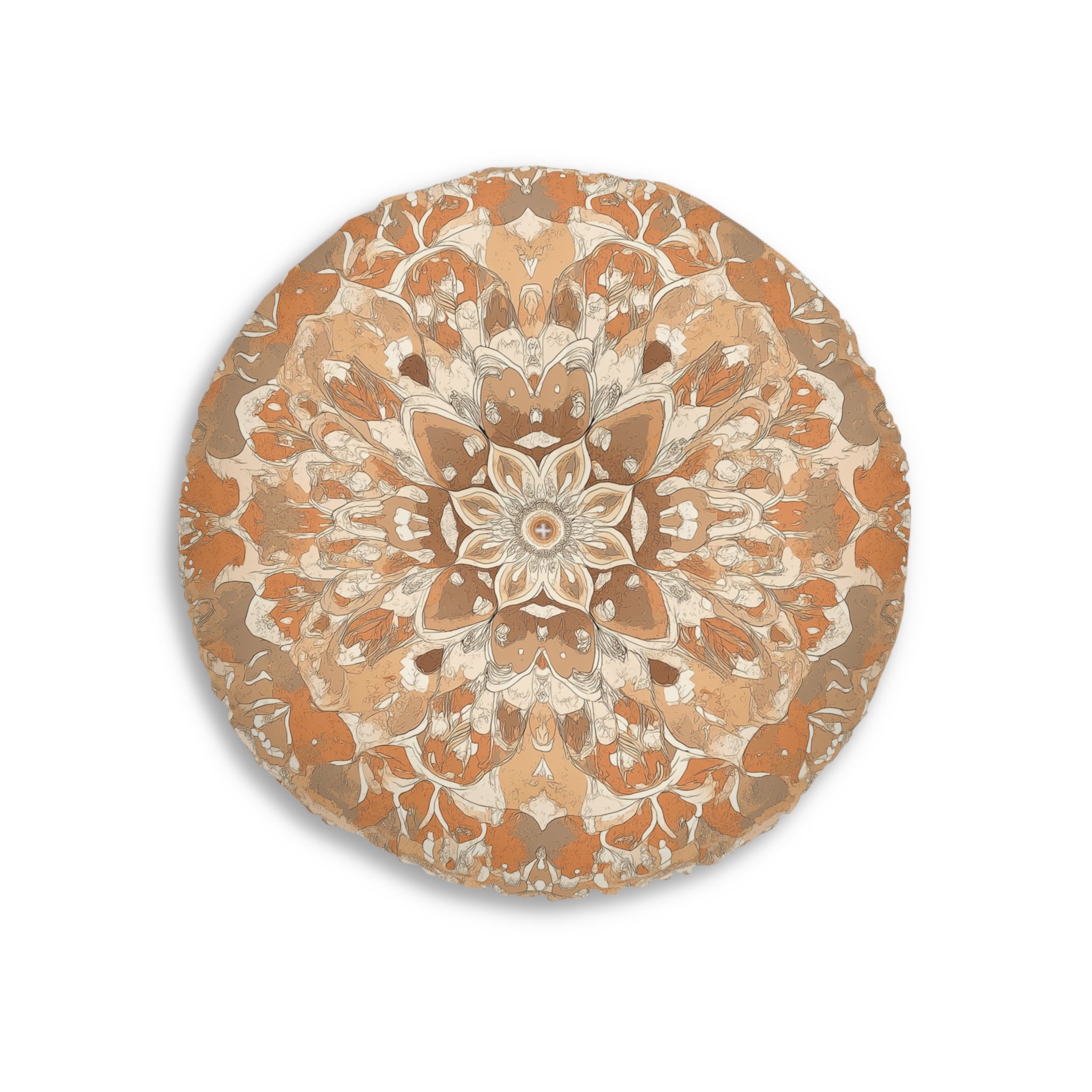 Bohemian Round Tufted Floor Pillow