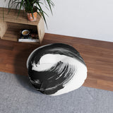 Modern Abstract Tufted Floor Pillow
