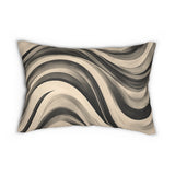Abstract Wave Design Lumbar Pillow