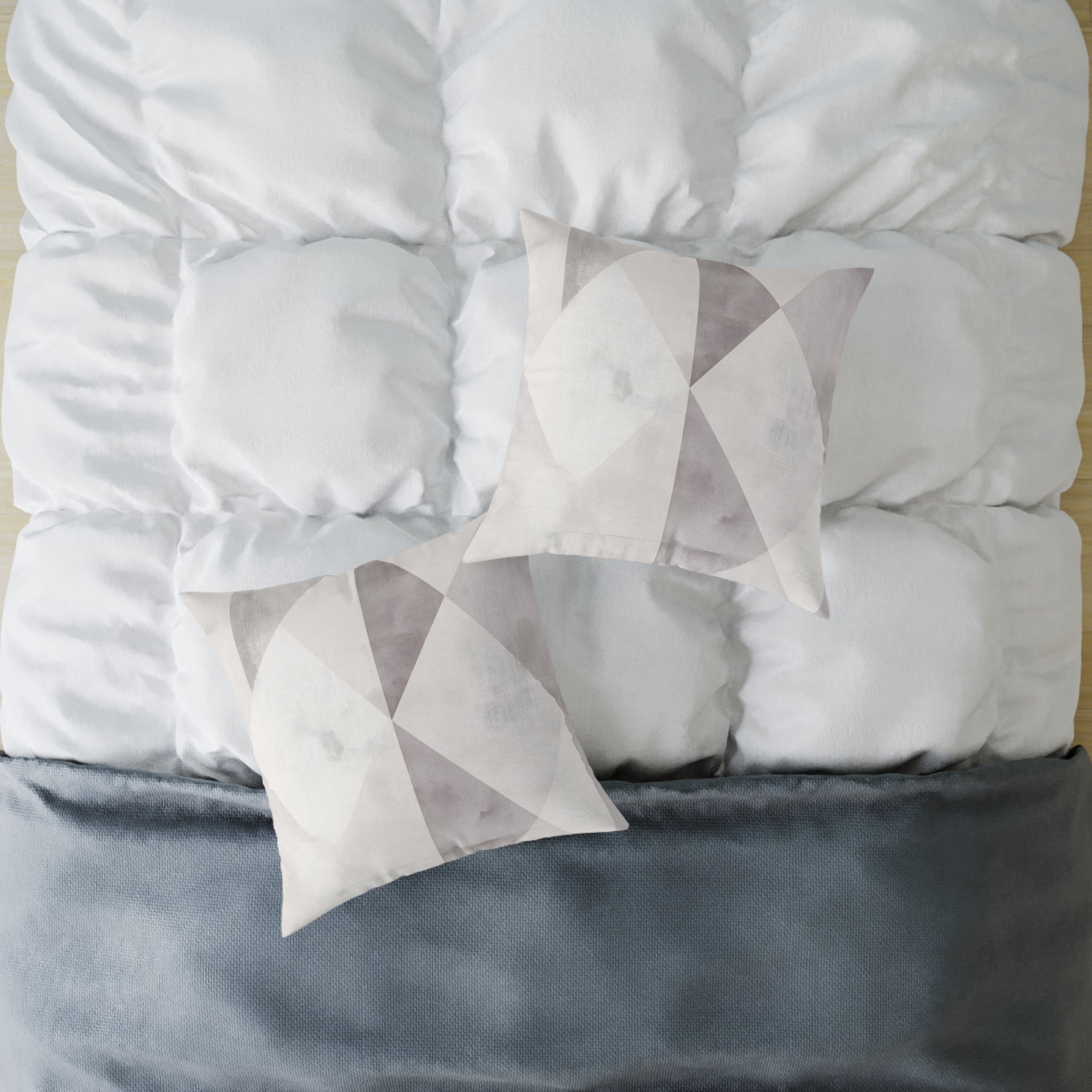Modern Geometric Square Pillow