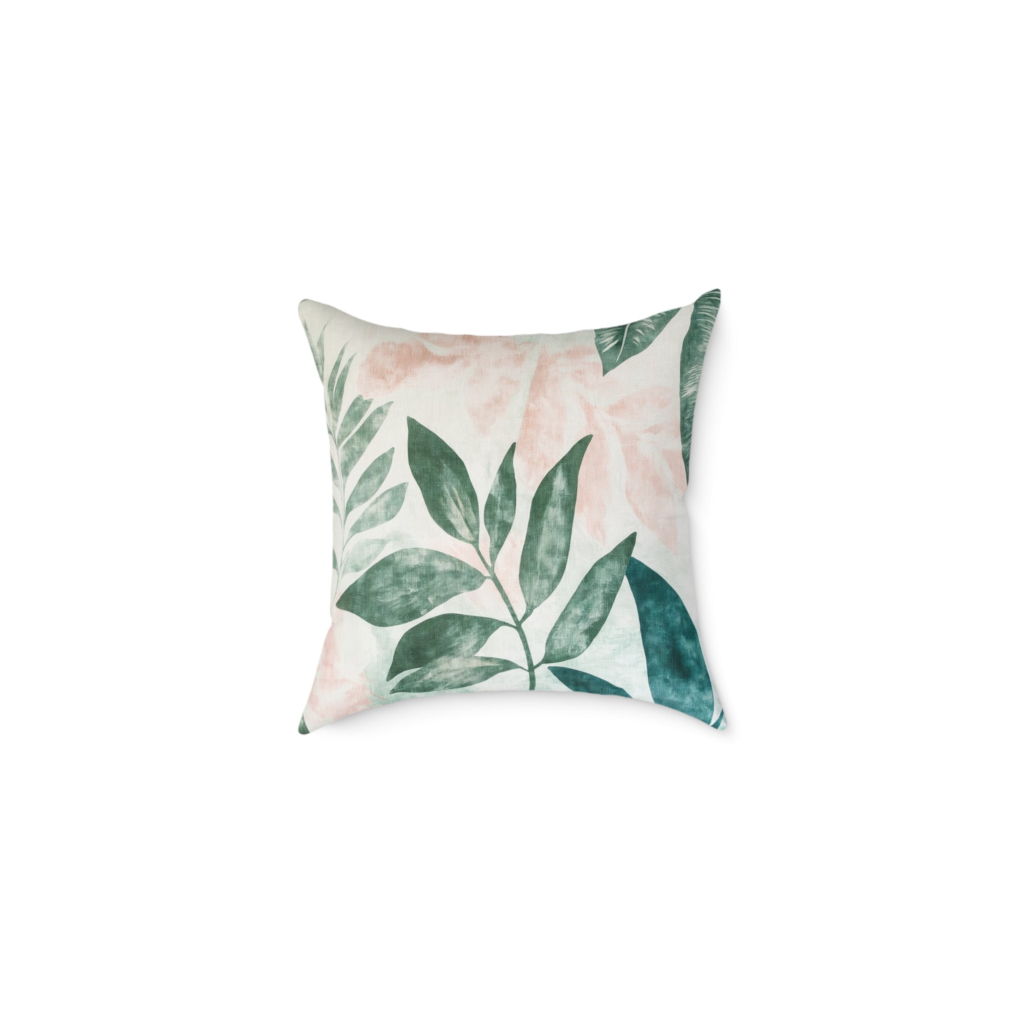 Botanical Square Poly Canvas Pillow