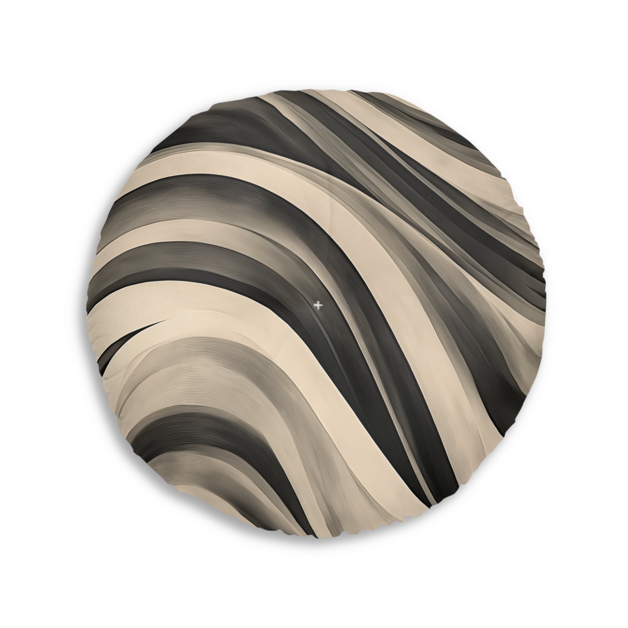 Modern Wave Tufted Floor Pillow