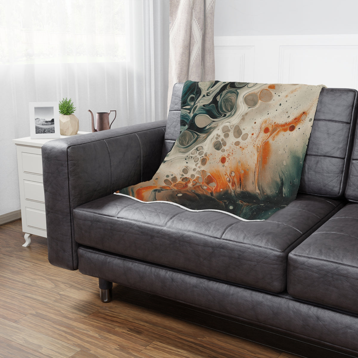 Abstract Art Minky Blanket