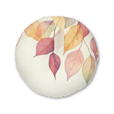 Autumn Leaves Tufted Floor Pillow
