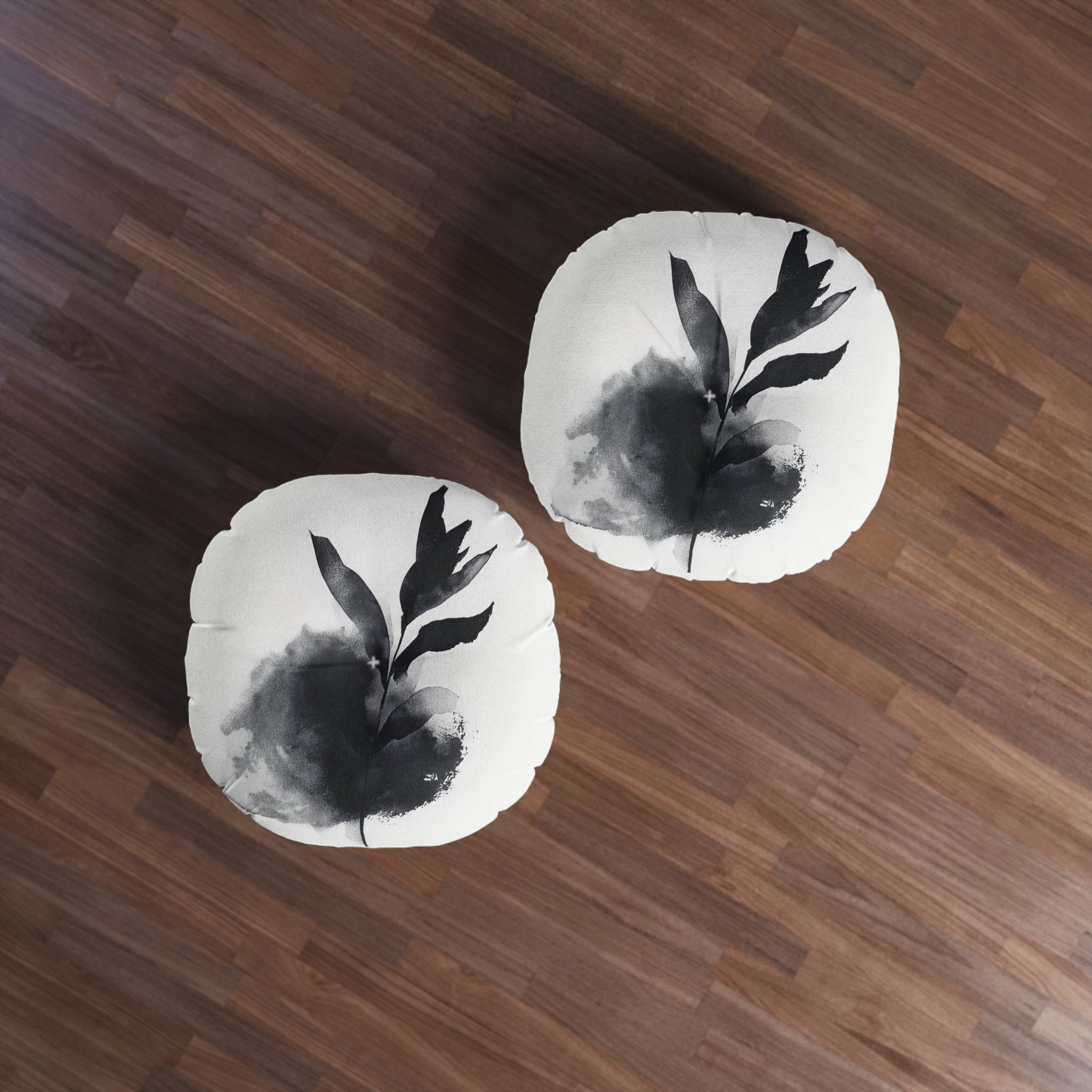 Elegant Round Tufted Floor Pillow