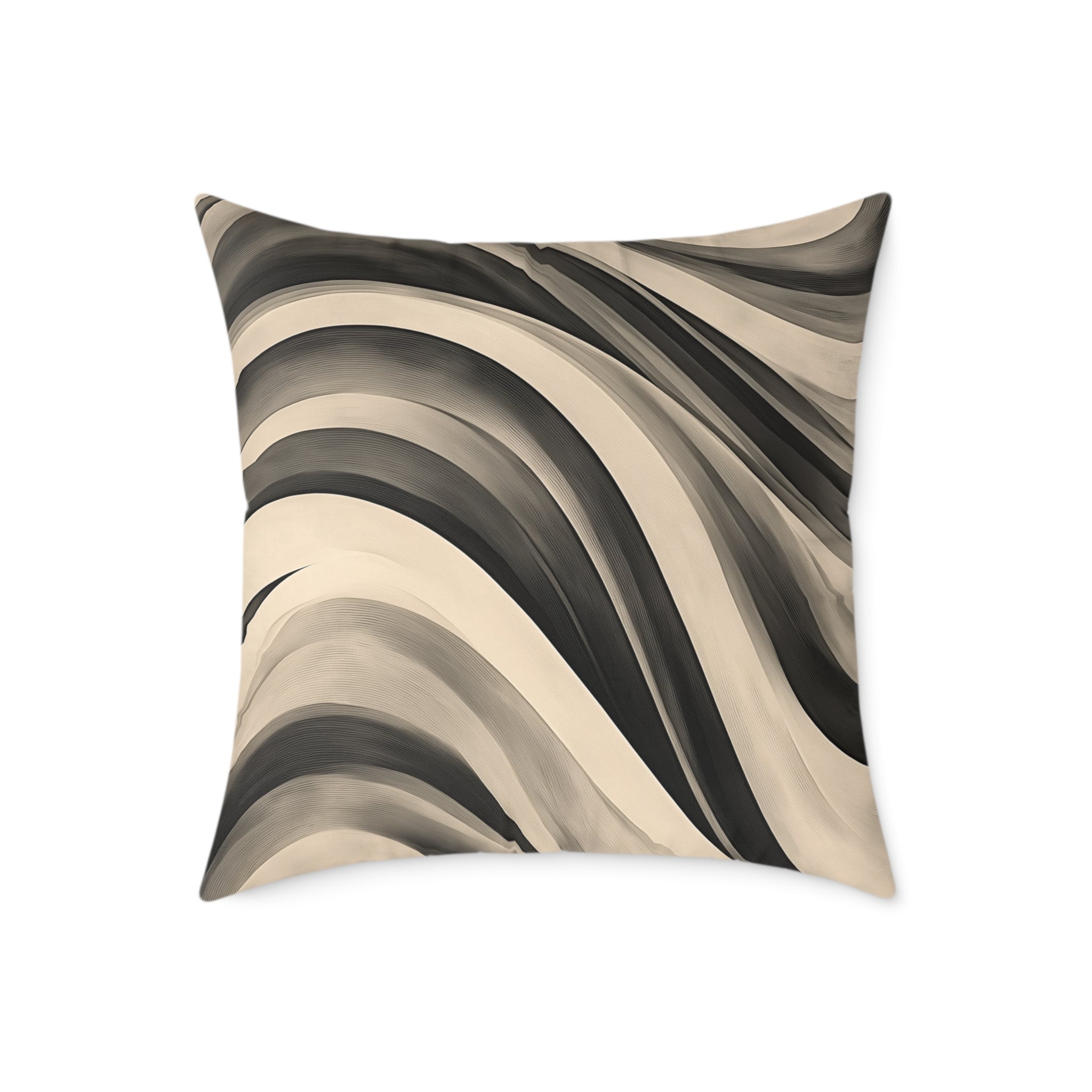 Modern Abstract Wave Pillow