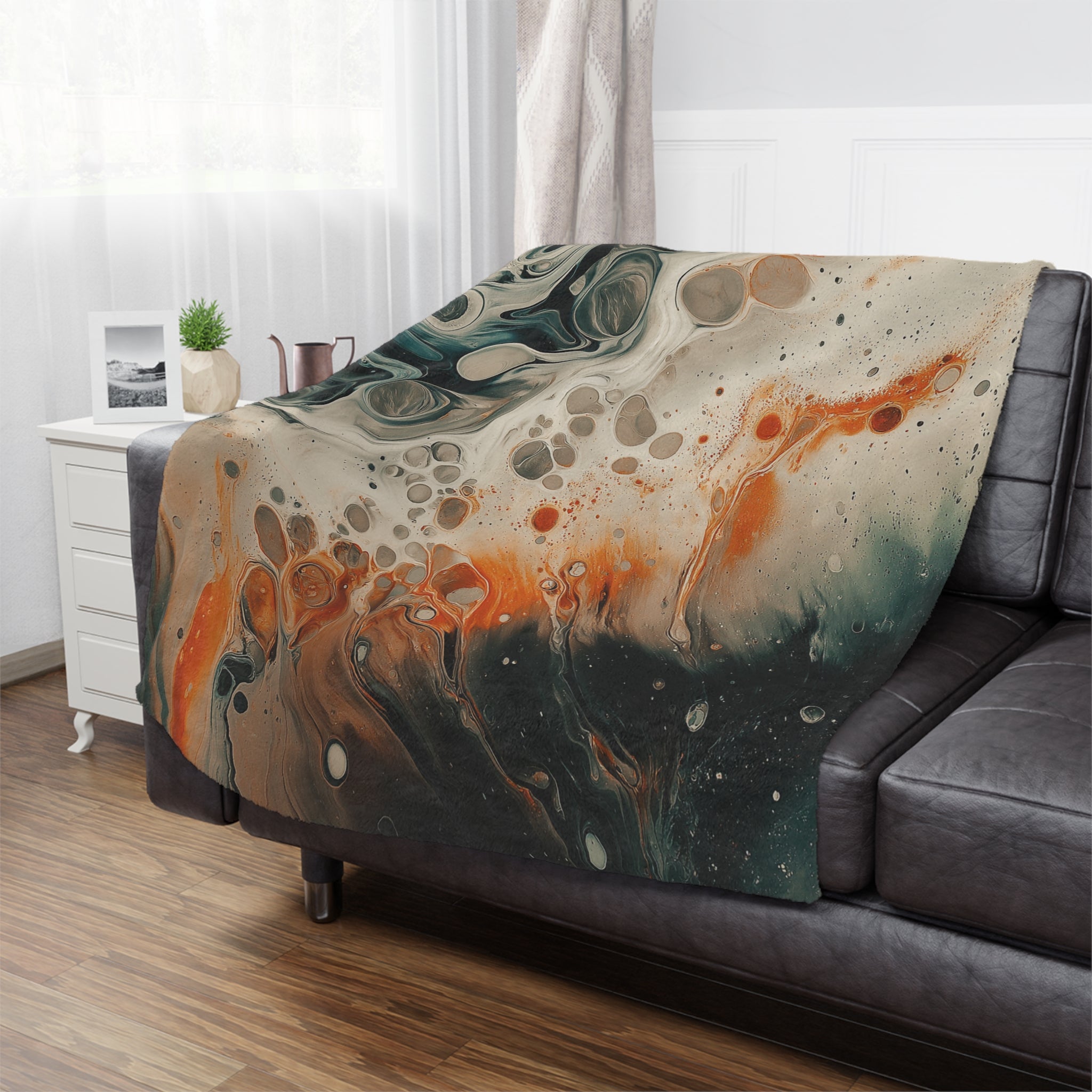 Abstract Art Minky Blanket