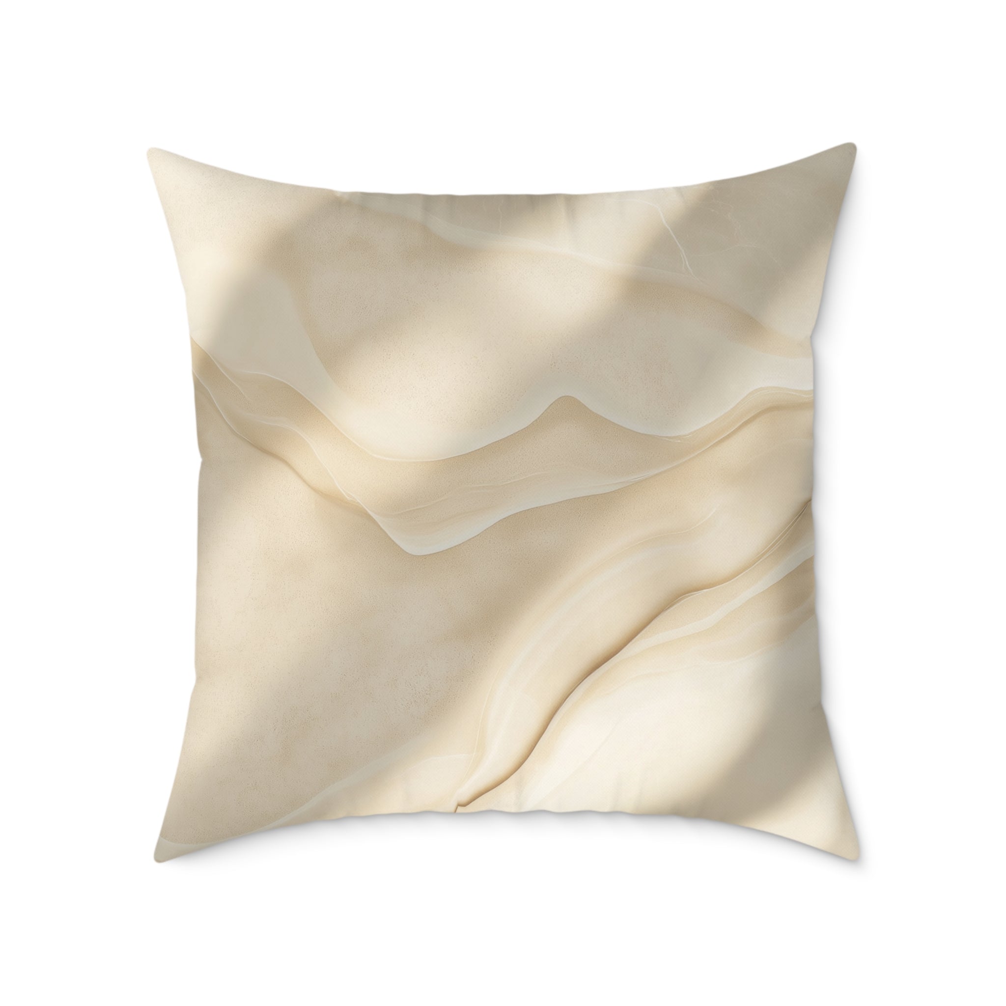 Elegant Minimalist Square Poly Canvas Pillow