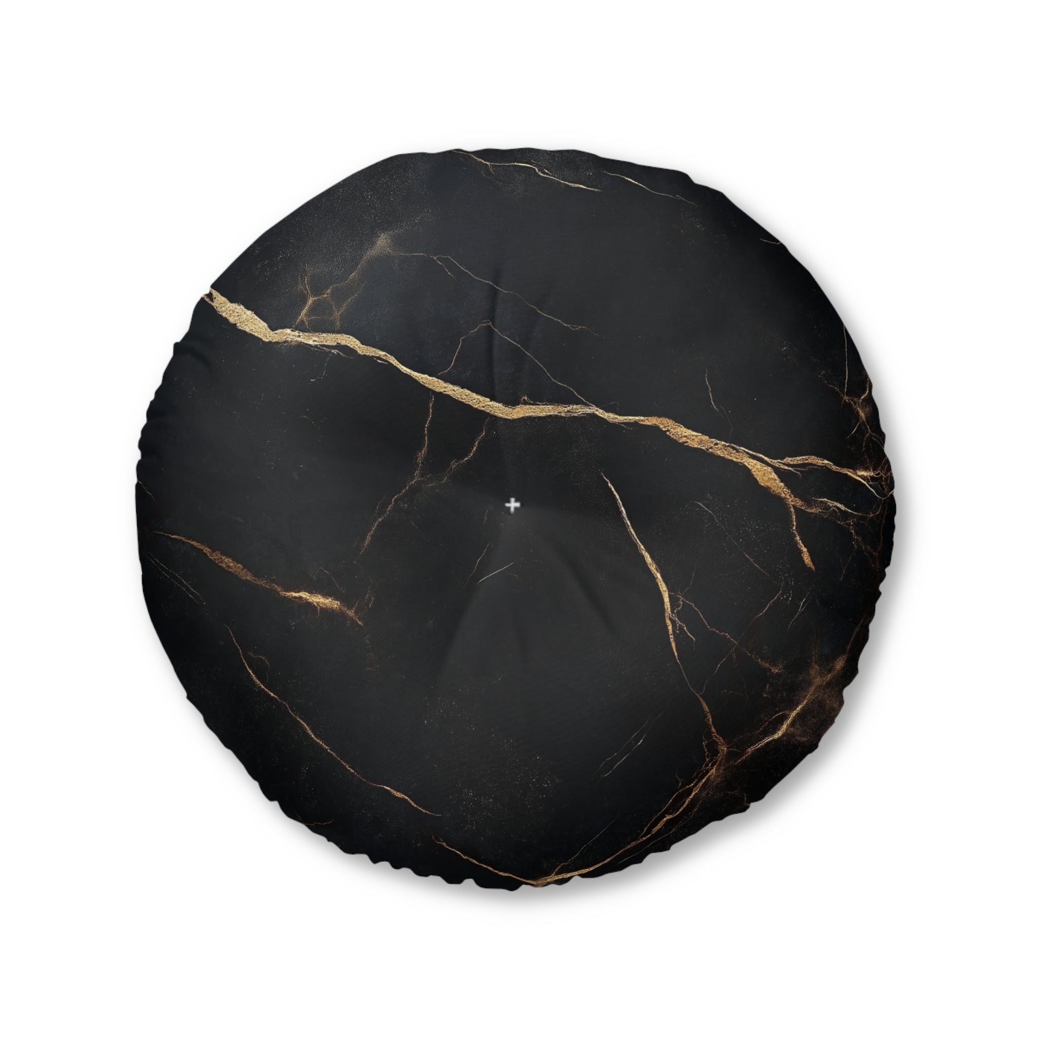 Elegant Round Tufted Floor Pillow