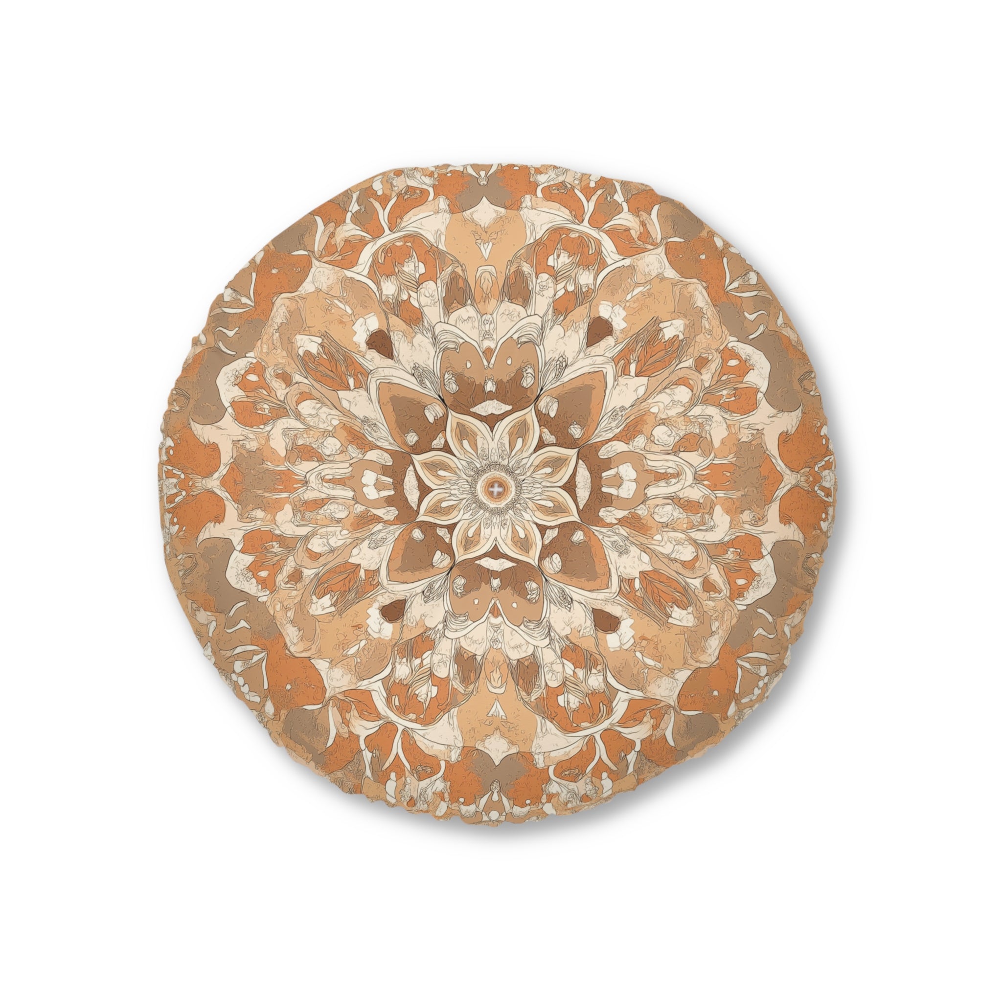 Bohemian Round Tufted Floor Pillow