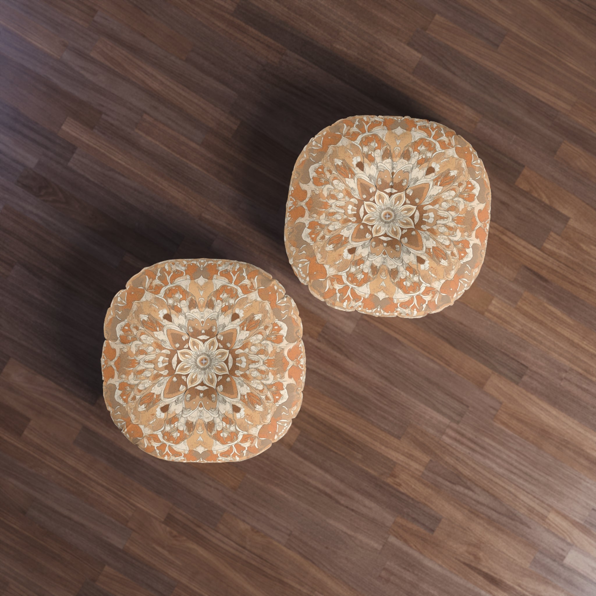 Bohemian Round Tufted Floor Pillow
