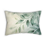 Botanical Leaf Lumbar Pillow